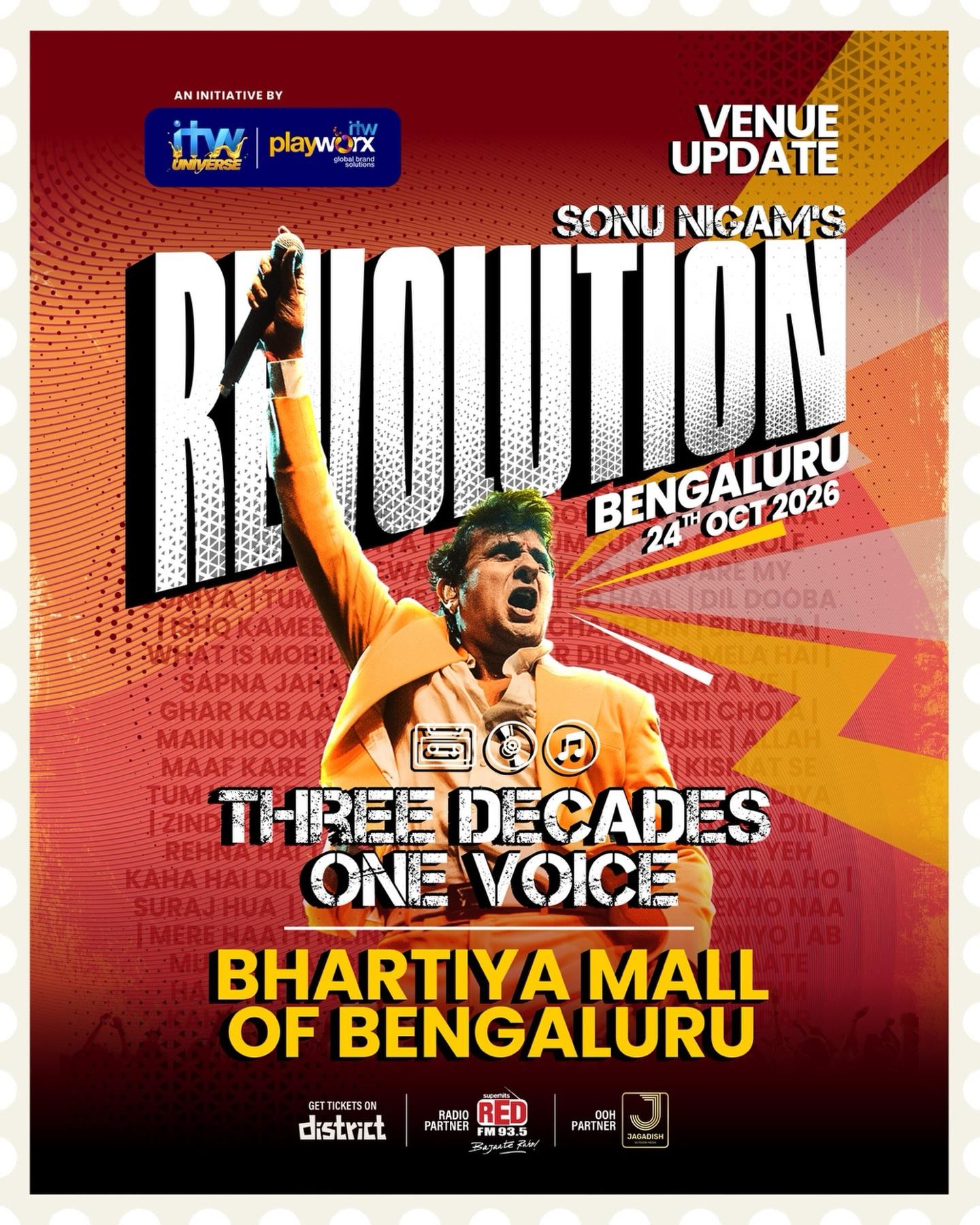 Sonu Nigam - The Revolution India Tour | Bengaluru