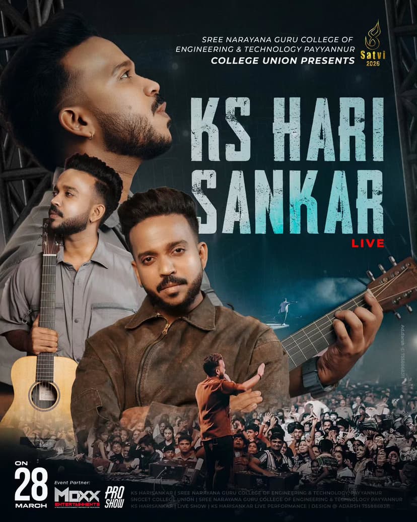 KS Harisankar Live  at SATVI 2026 - Music in Kannur