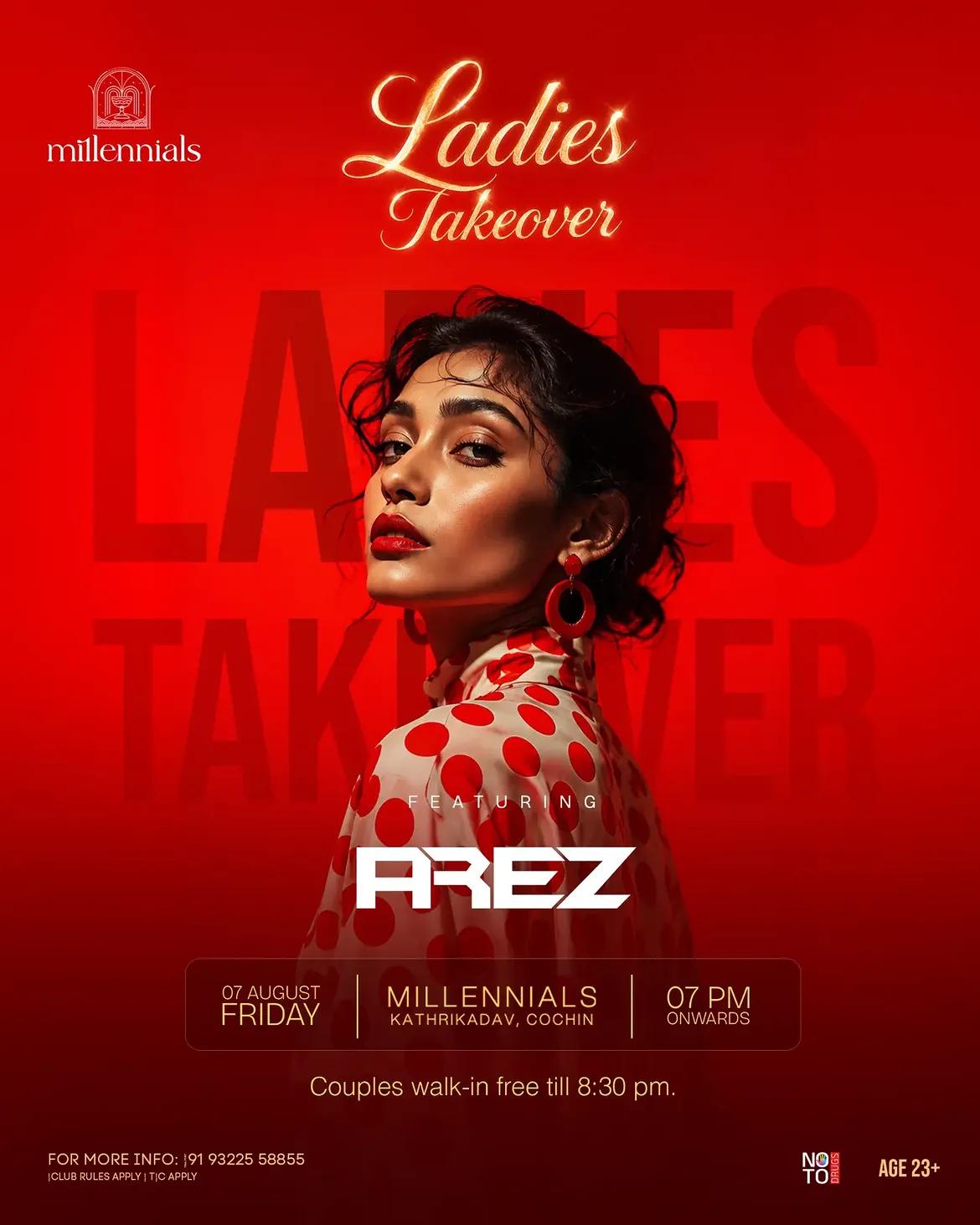 Ladies Takeover ft. DJ AREZ - Music in Kochi