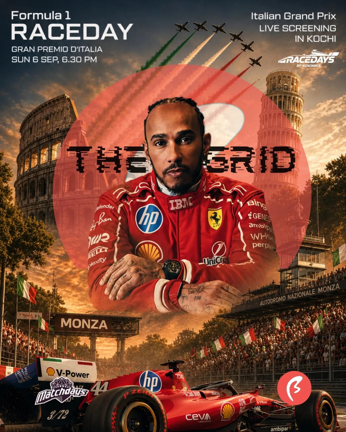 Formula One Italian Grand Prix - Live Screening