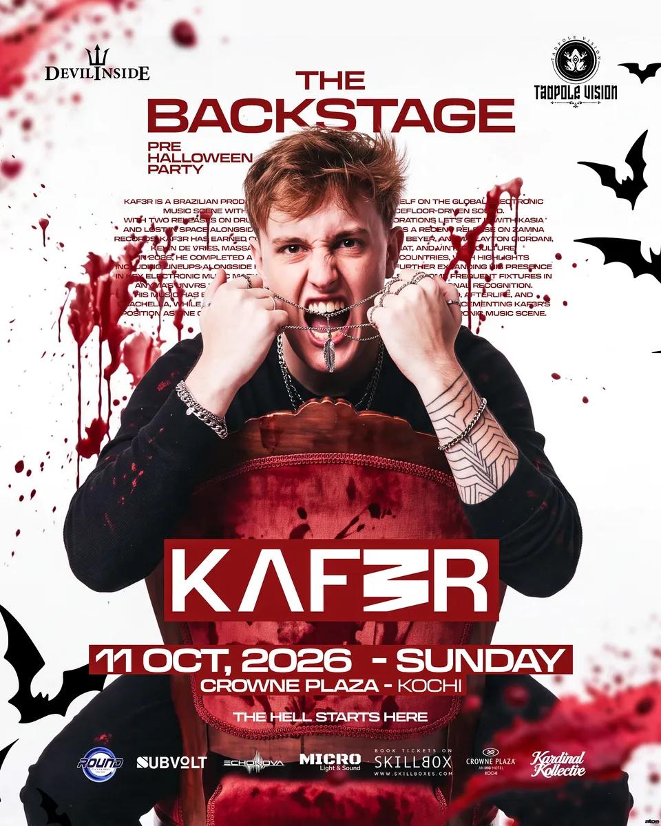 The Backstage - Pre Halloween Party ft. KAF3R