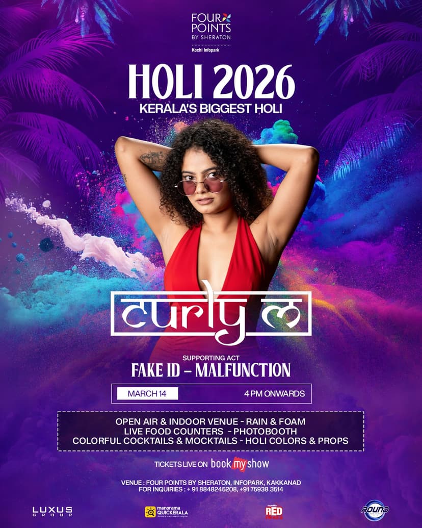 Kerala’s Biggest Holi Celebration – HOLI 2026 - Festival in Kochi