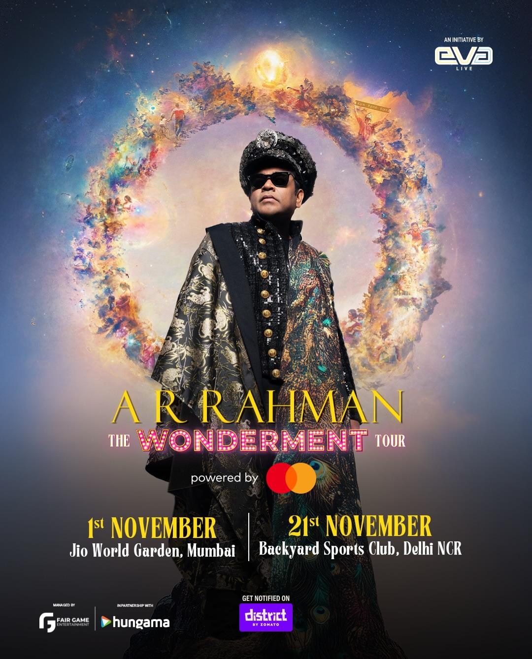 A R Rahman The Wonderment Tour Live - Mumbai