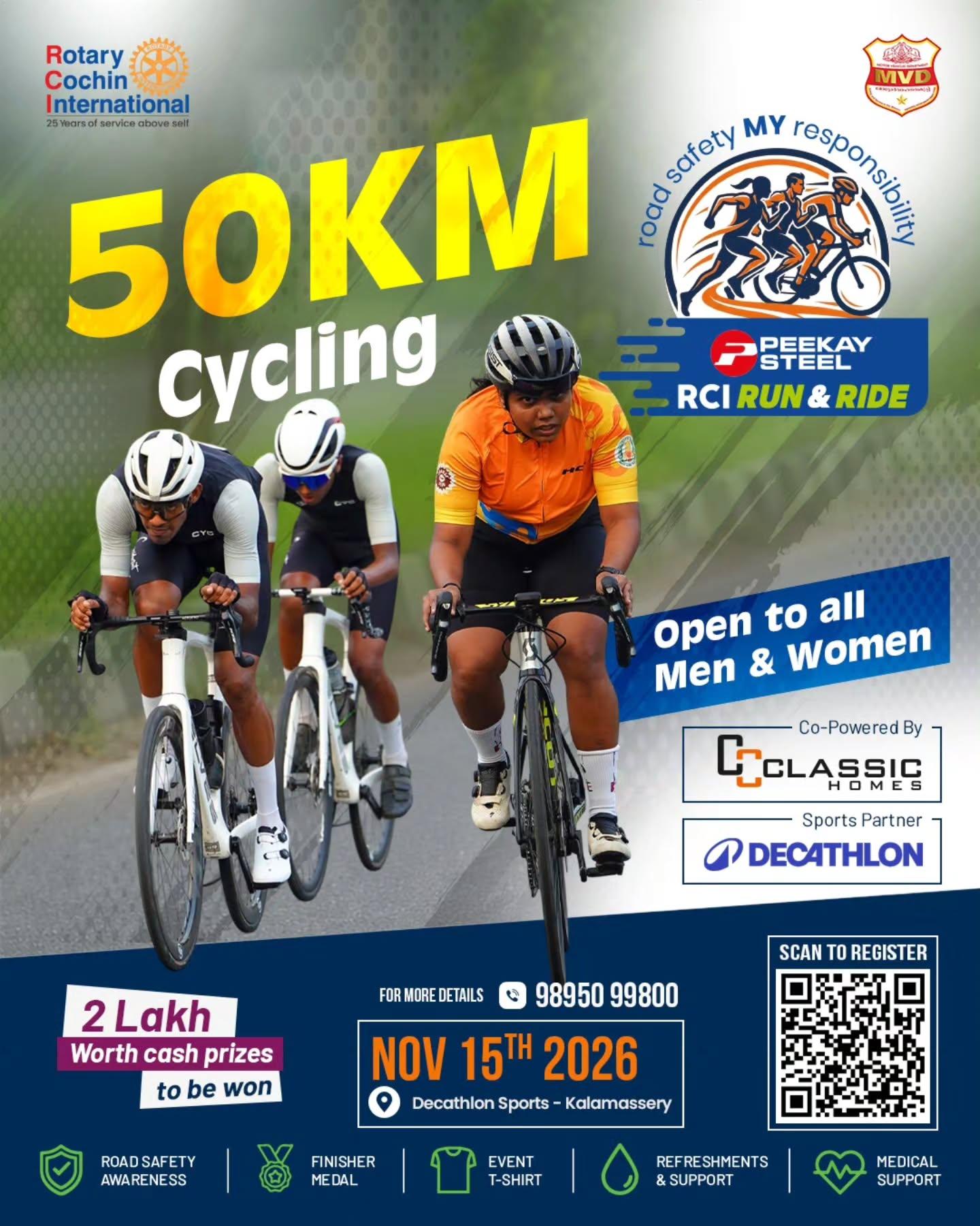 50KM Cycling - Pedal for a cause!
