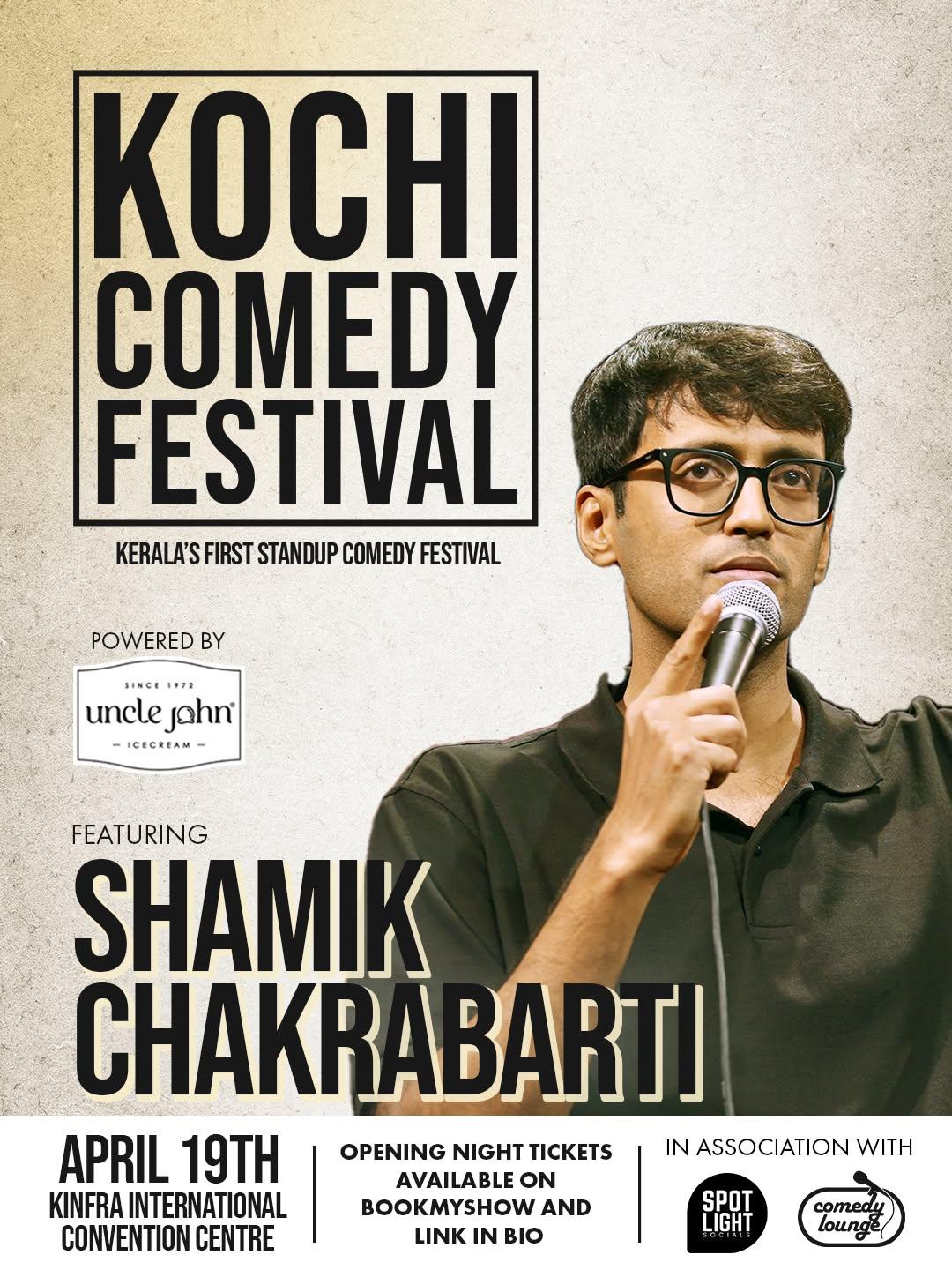 Shamik Chakrabarti Stand-up Comedy Show at Kochi Comedy Festival - Comedy in Kochi