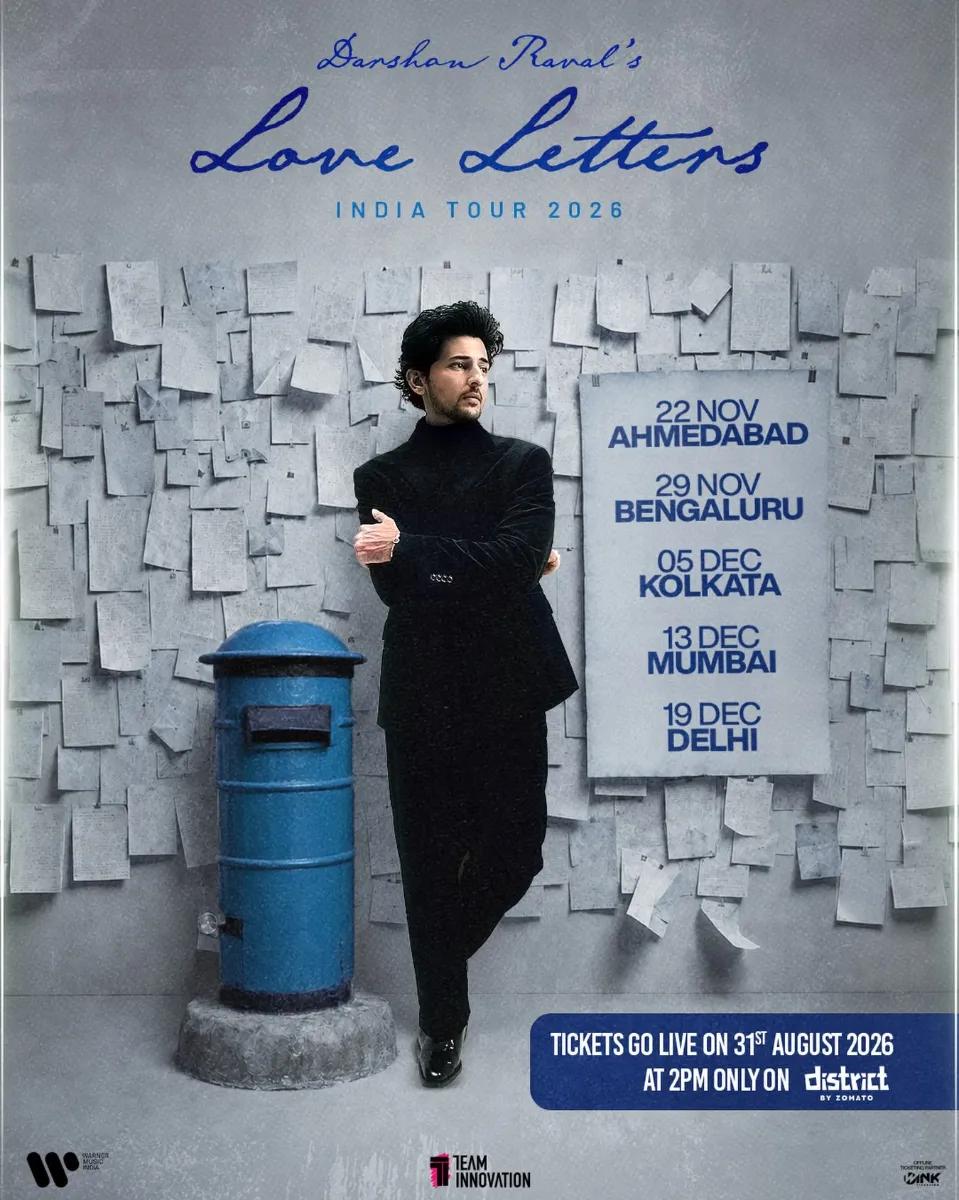 Darshan Raval's Love Letters India Tour | Kolkata