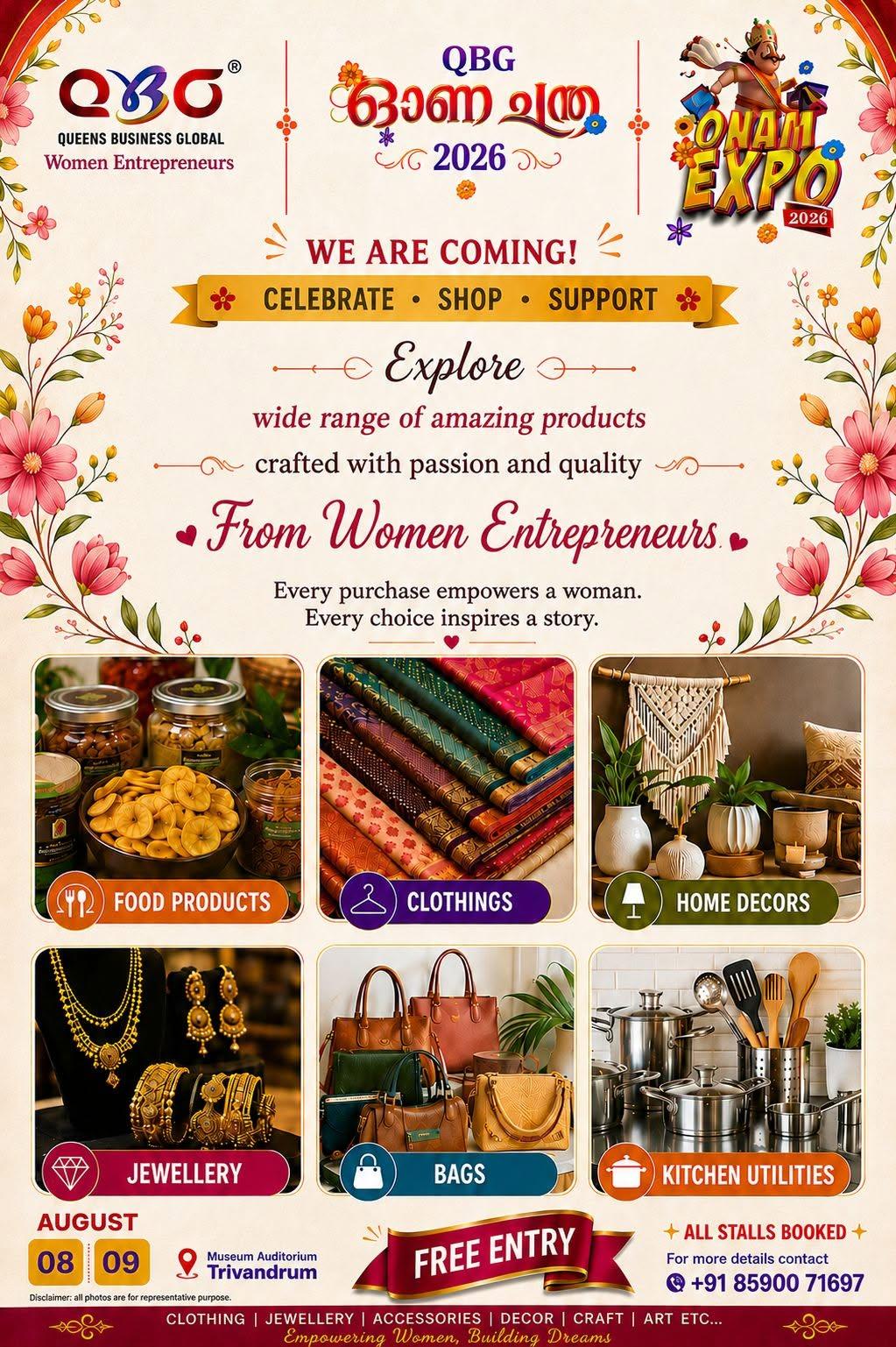 QBG Onam Expo 2026 - Expo in Trivandrum