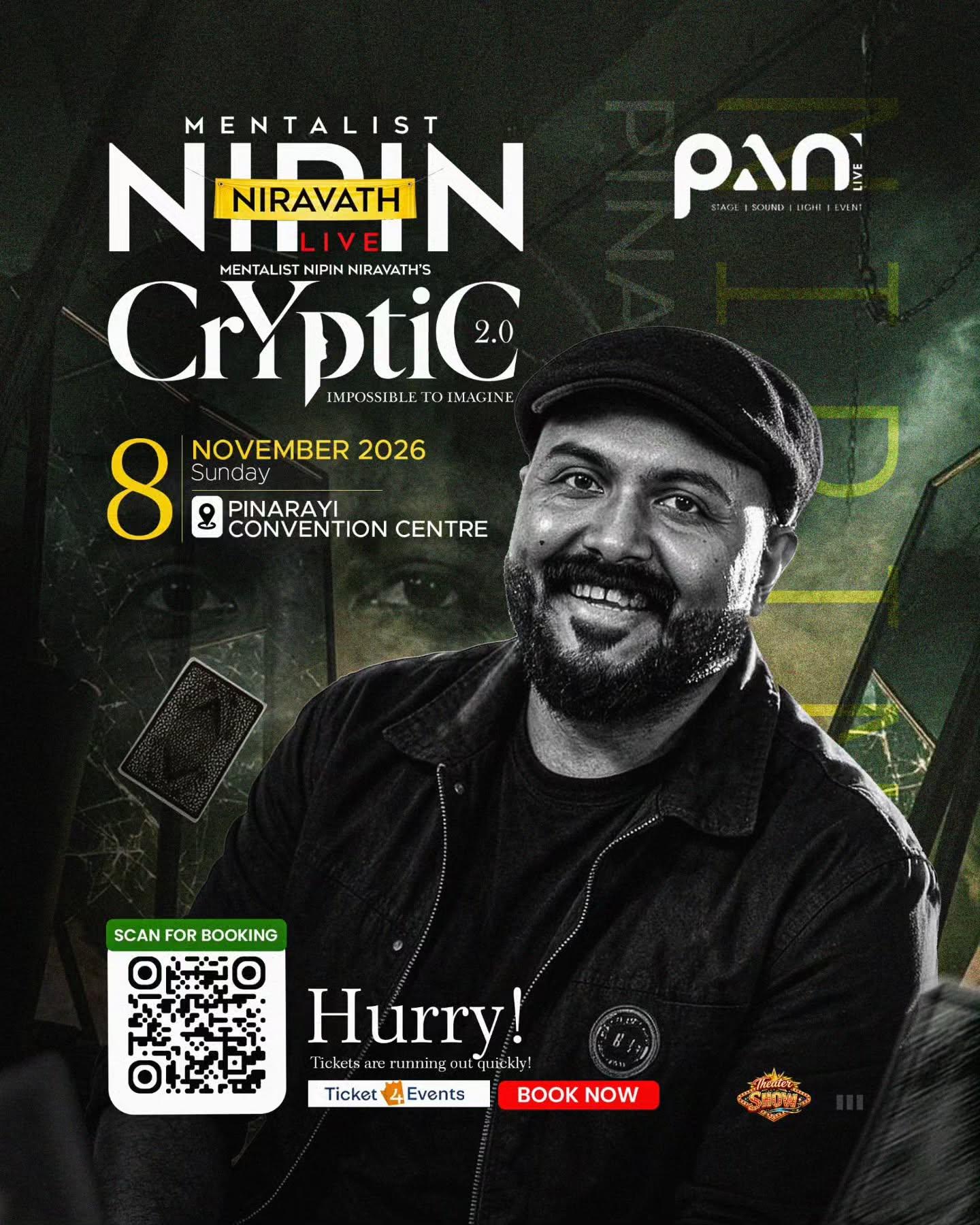 CRYPTIC 2.0 - Mentalist Nipin Niravath Live | Kannur