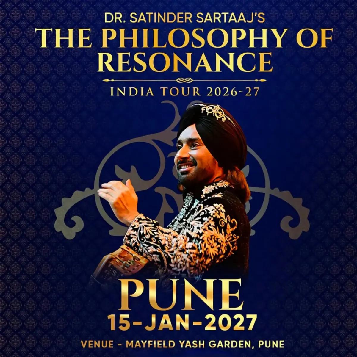 The Philosophy of Resonance | Satinder Sartaaj Live in Pune - Music in Pune