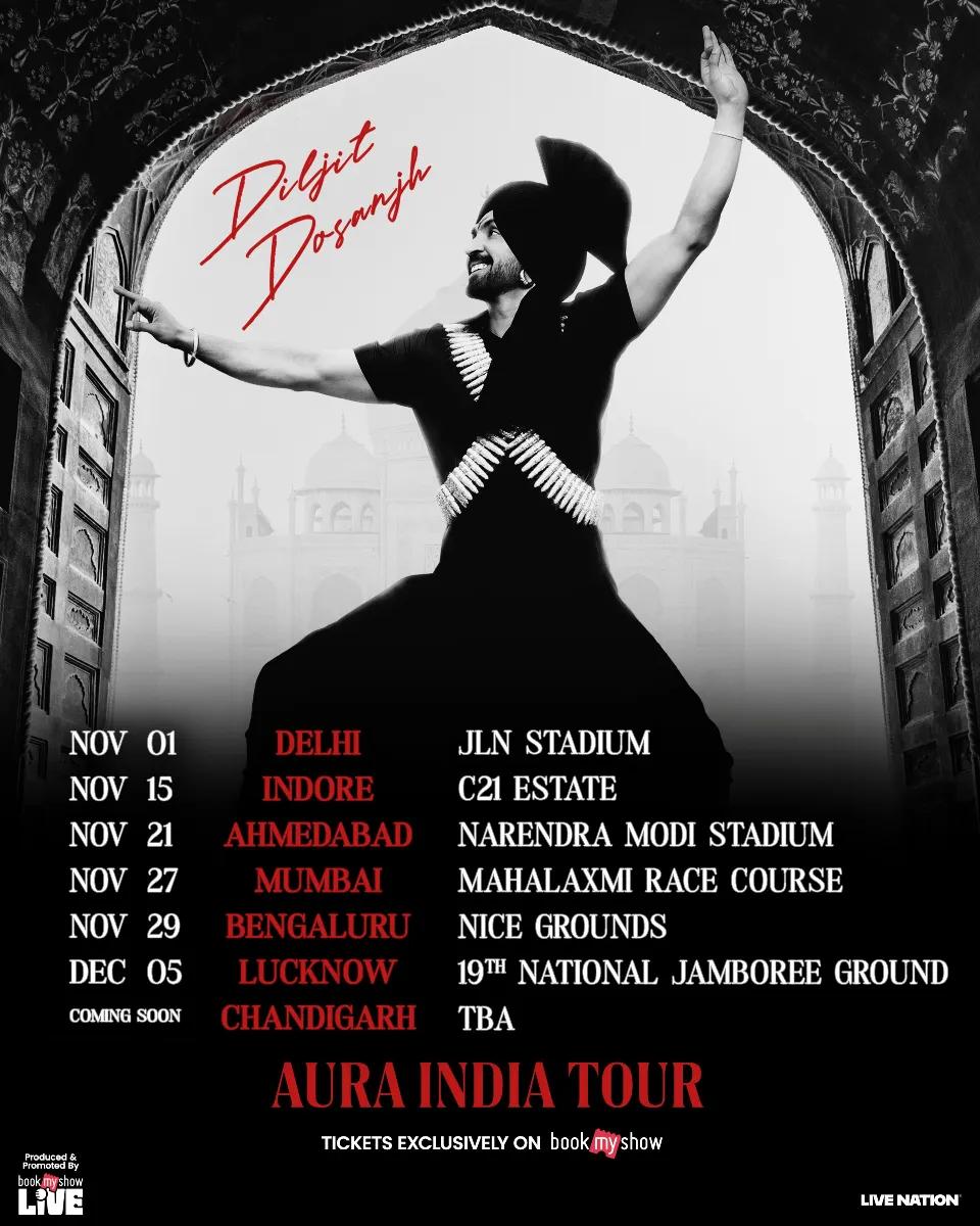 Diljit Dosanjh - AURA INDIA TOUR 2026 | Bengaluru