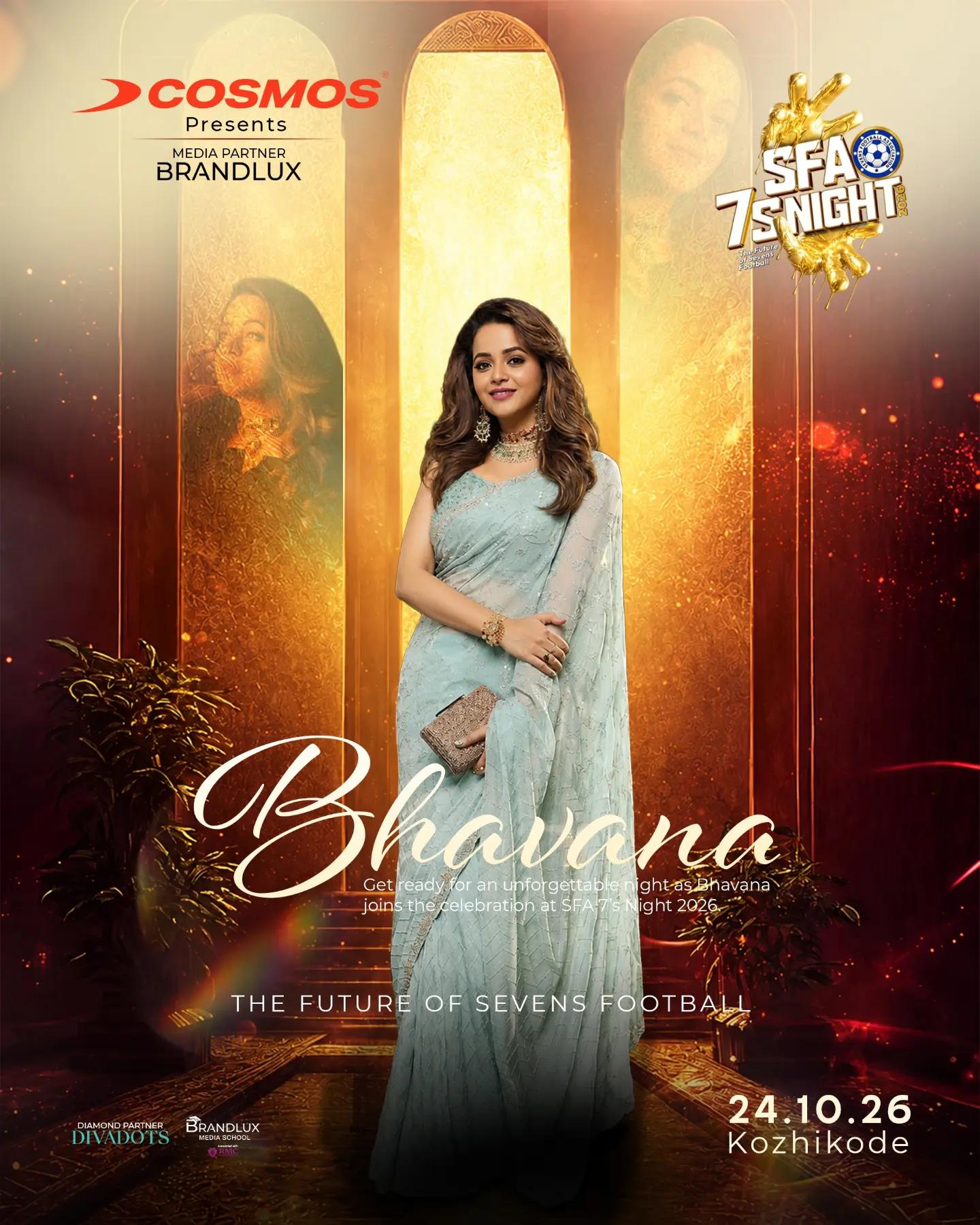 Bhavana Joins at SFA 7’s Night 2026 - Sports in Kozhikode