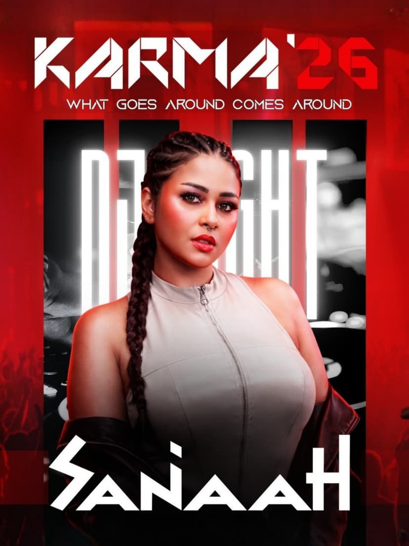 DJ SANAH is Coming to KARMA ’26 - Music in Calicut
