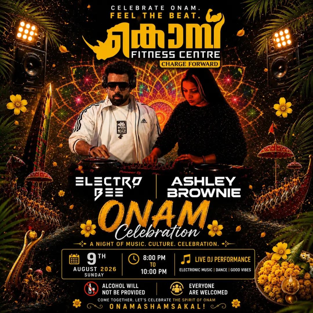 Onam Celebration ft. Electro Bee & Ashley Brownie