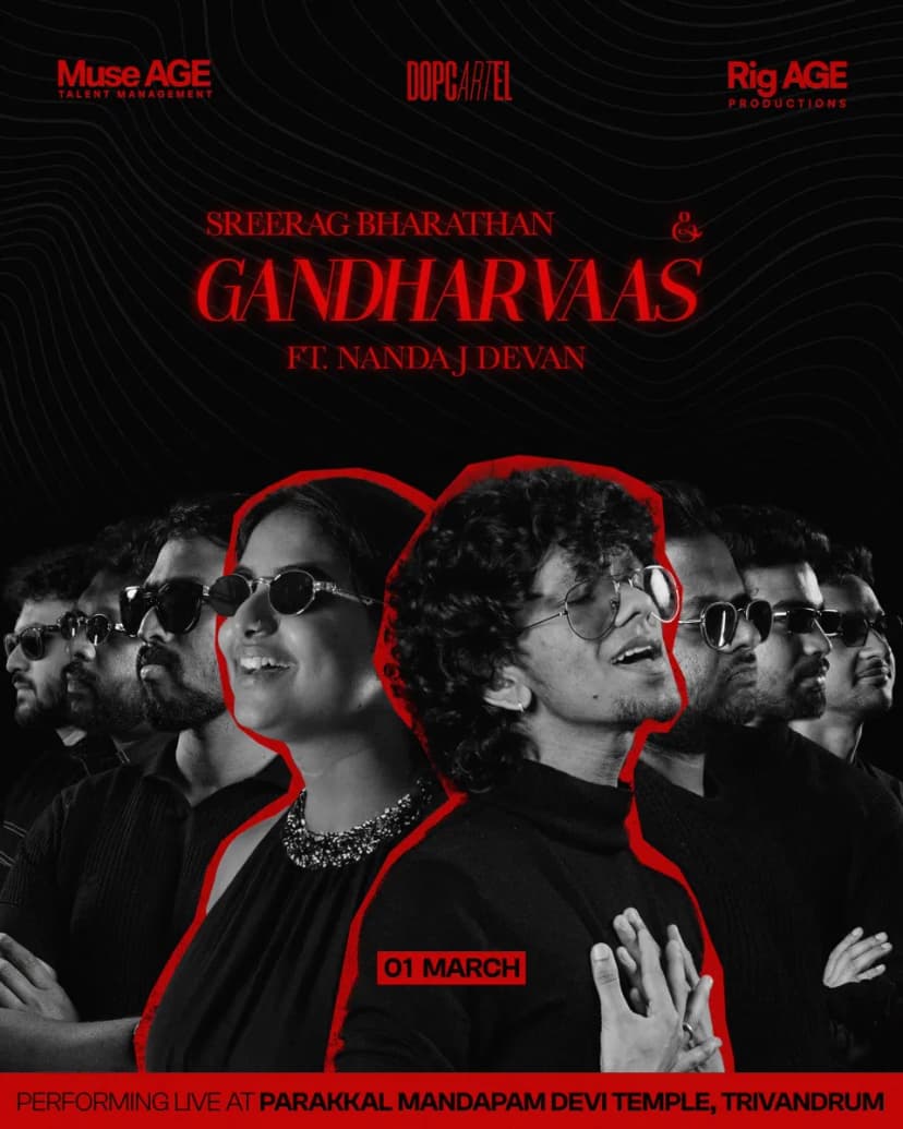 Sreerag Bharathan & Gandharvaas ft. Nanda J Devan - Music in Trivandrum