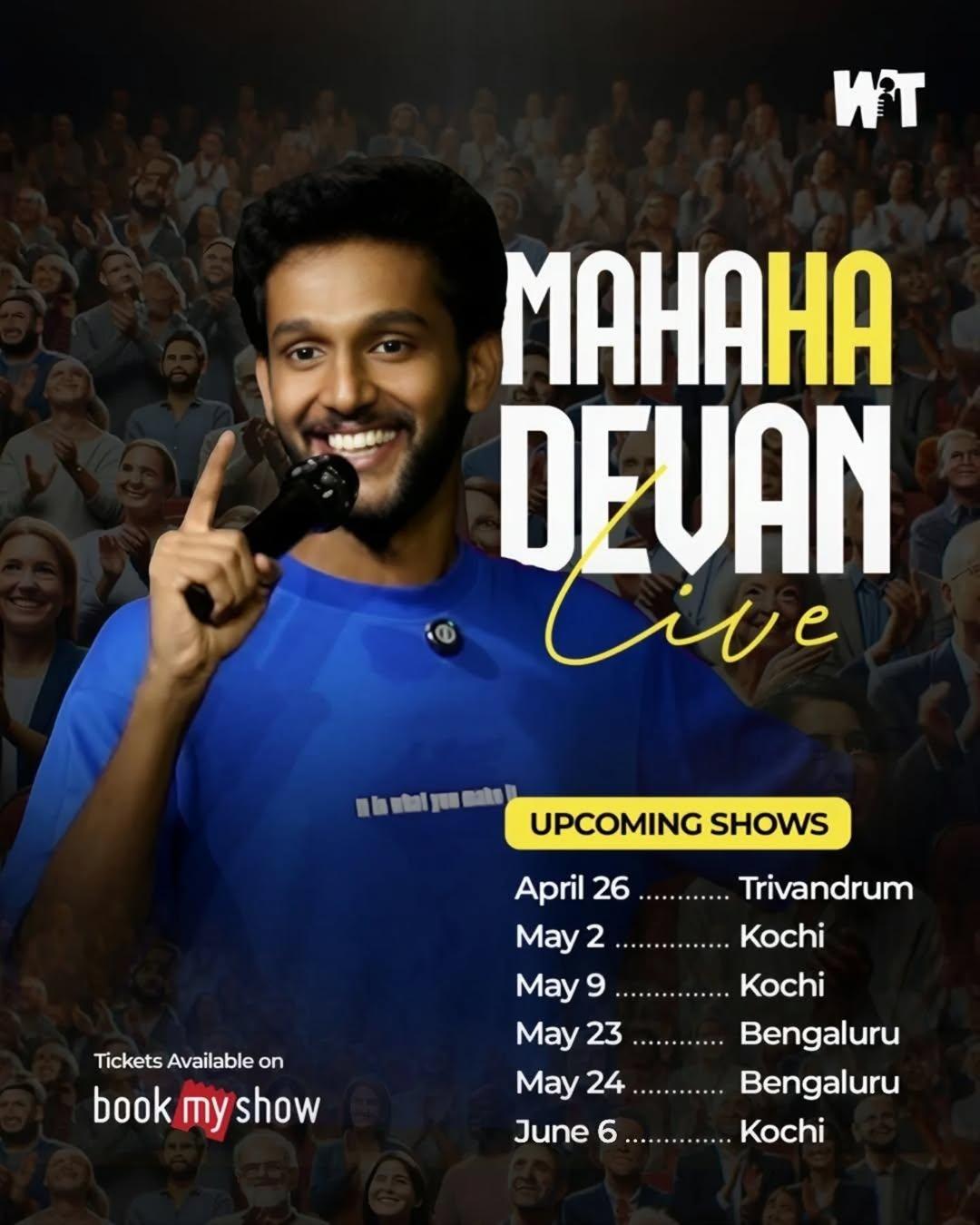 MaHAHAdevan Live! A Malayalam Crowd Work Show - Comedy in Kochi