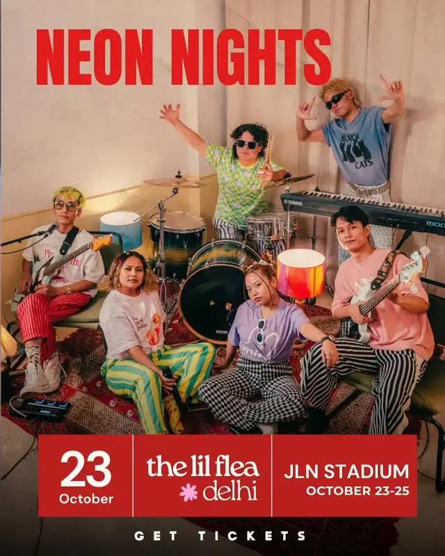 Neon Nights Live at The Lil Flea Delhi