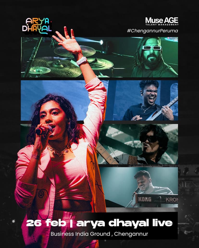 Arya Dhayal Live - Music in Alappuzha