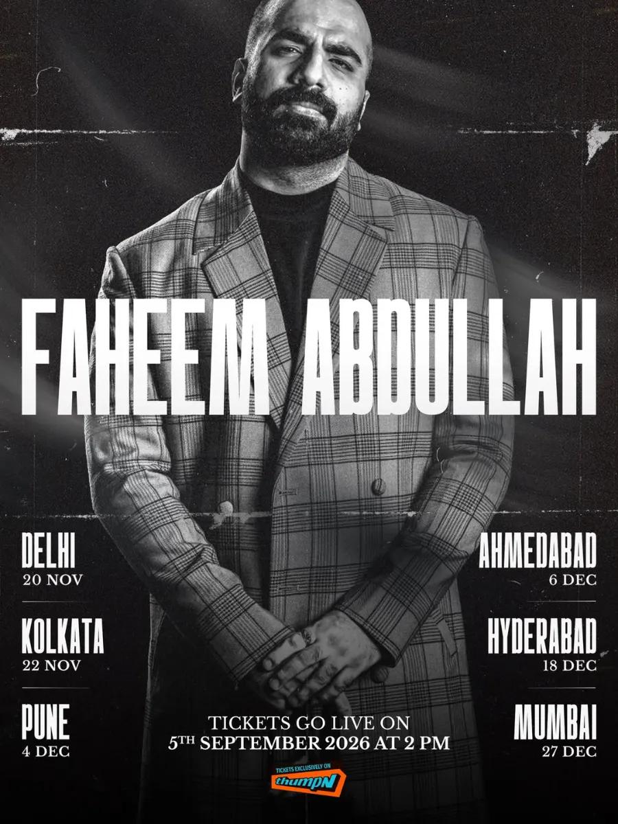 Faheem Abdullah: The Unbecoming India Tour | Pune - Music in Pune