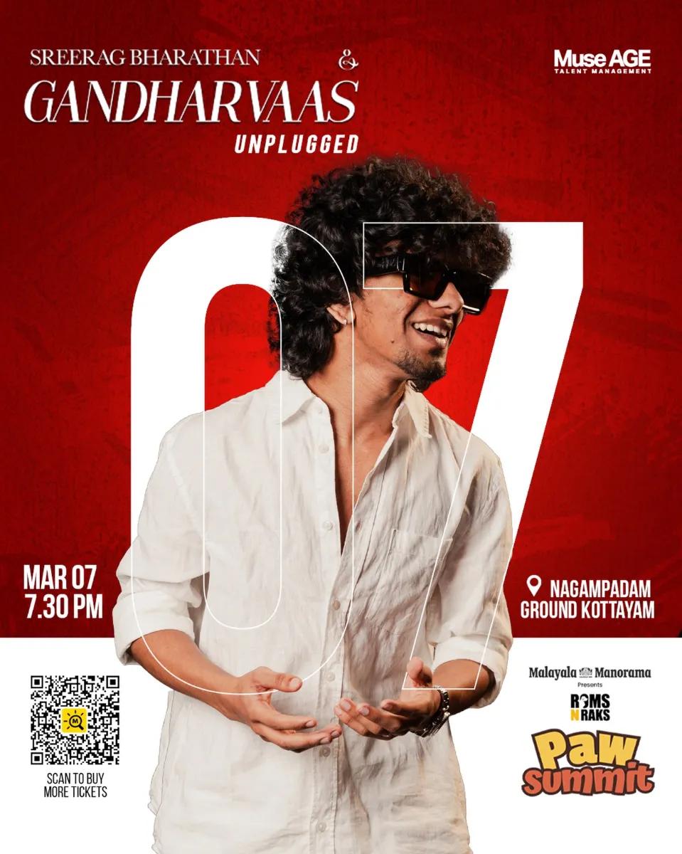 Sreerag Bharathan & Gandhavaas Band Unplugged - Paw Summit 2026 - Music in Kottayam