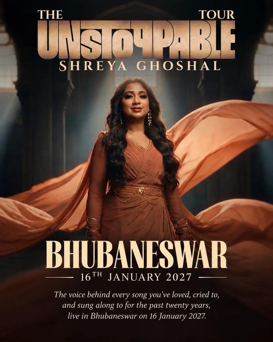 Shreya Ghoshal - The Unstoppable India Tour | Bhubaneswar