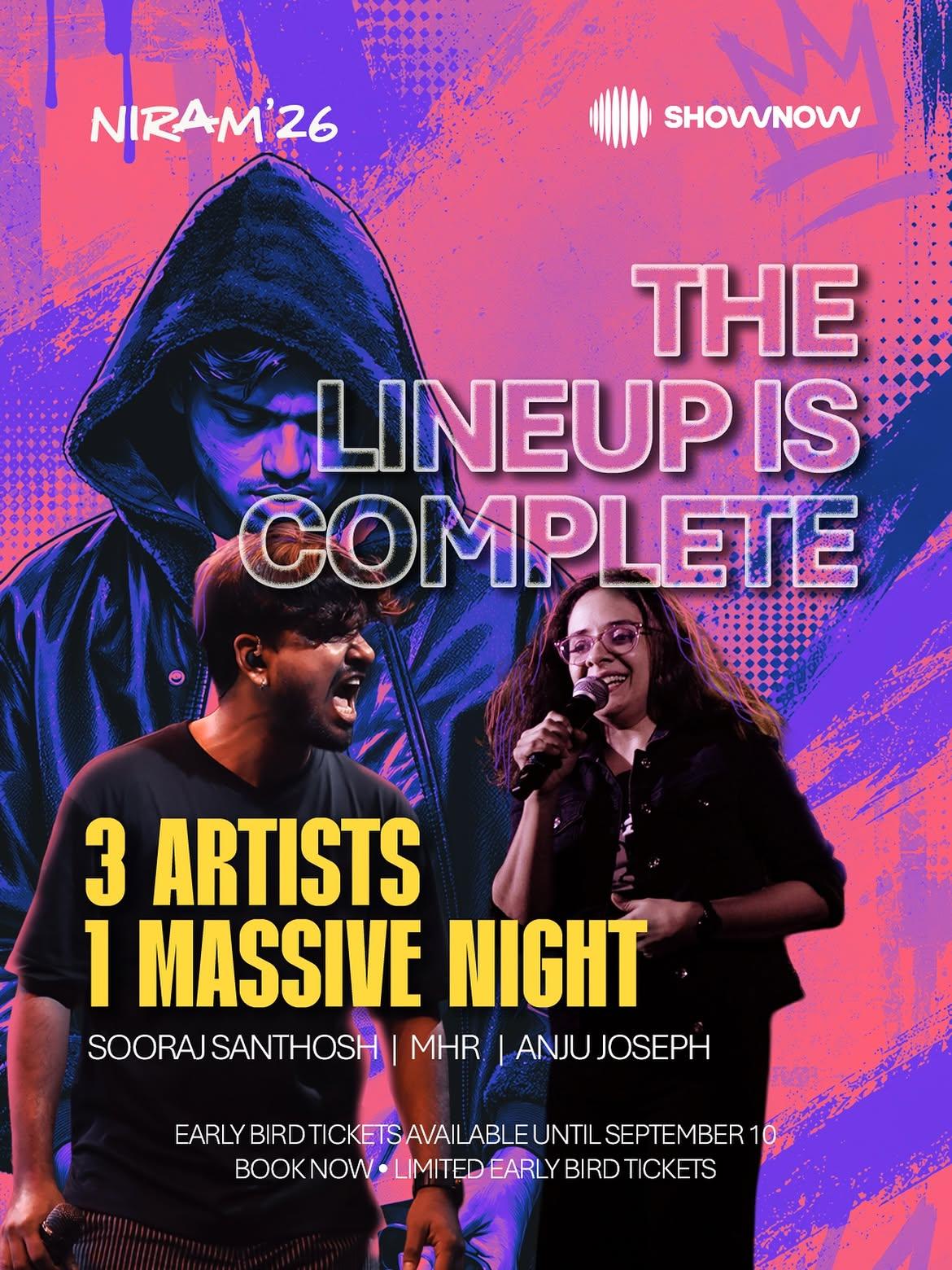 NIRAM ’26 ft. Sooraj Santhosh, MHR & Anju Joseph - Music in Palakkad