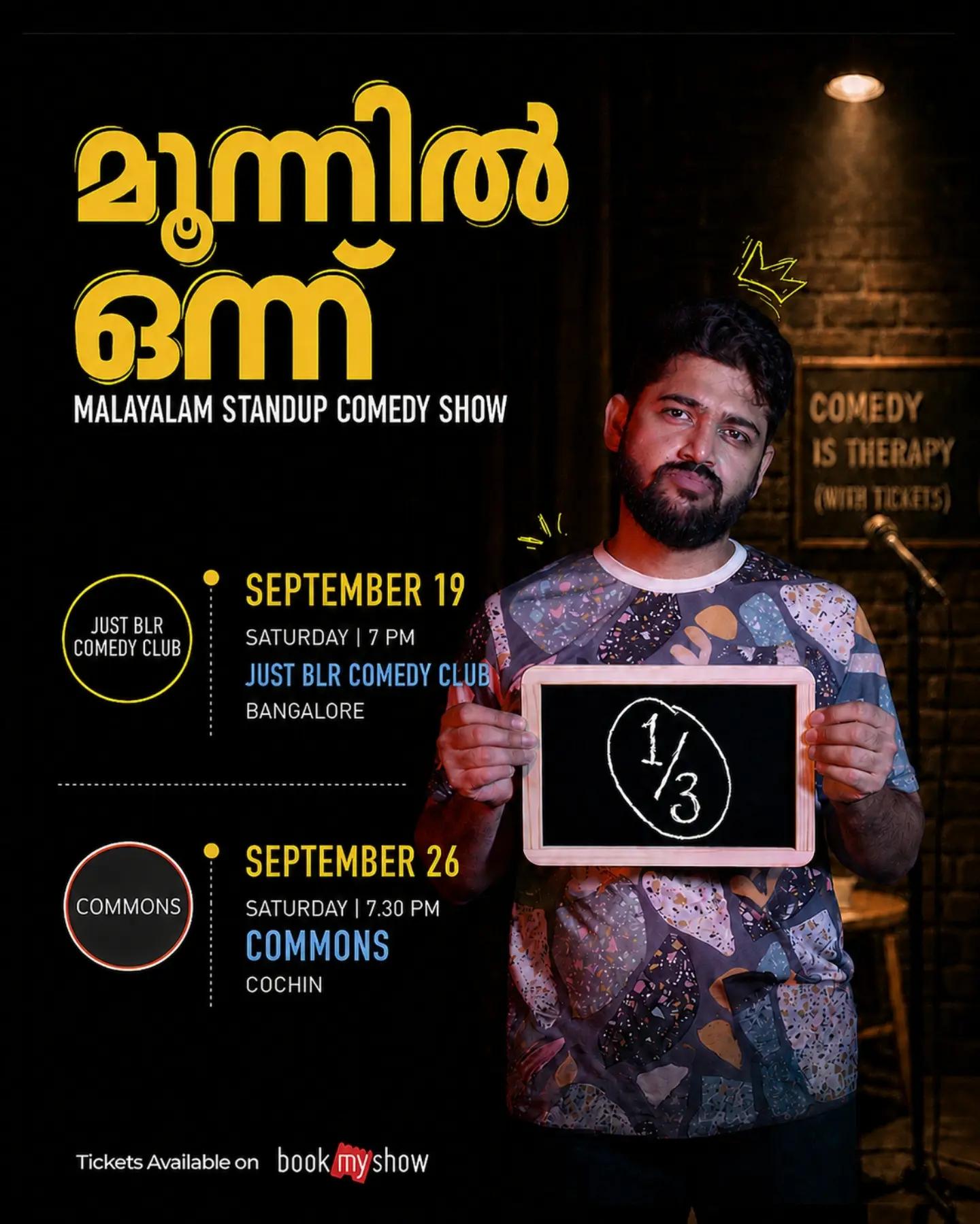 Moonnil Onn - Malayalam Standup Comedy Show - Comedy in Kochi