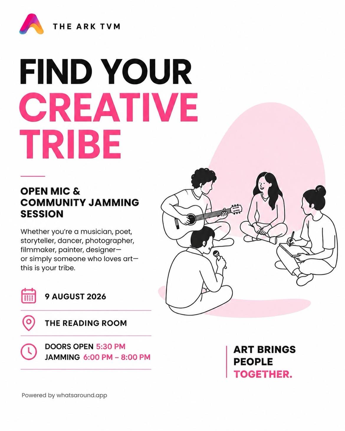 Find Your Creative Tribe – Open Mic & Community Jamming Session
