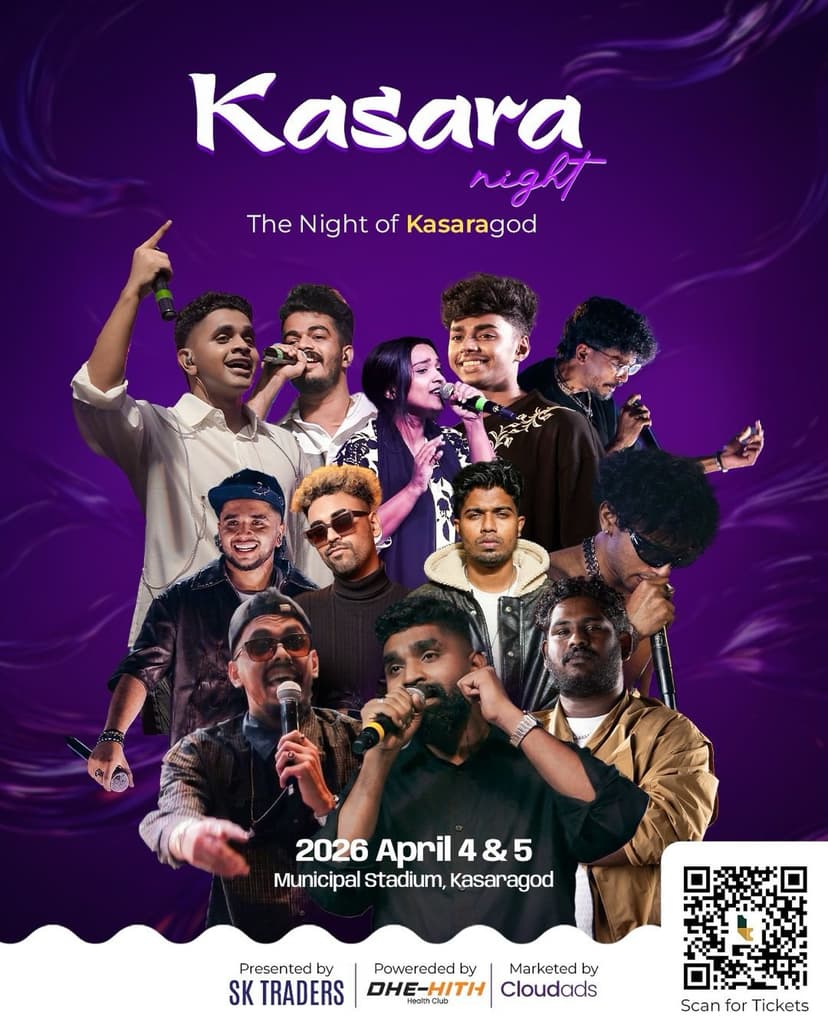 Kasara Night 2026 - Music in Kasaragod