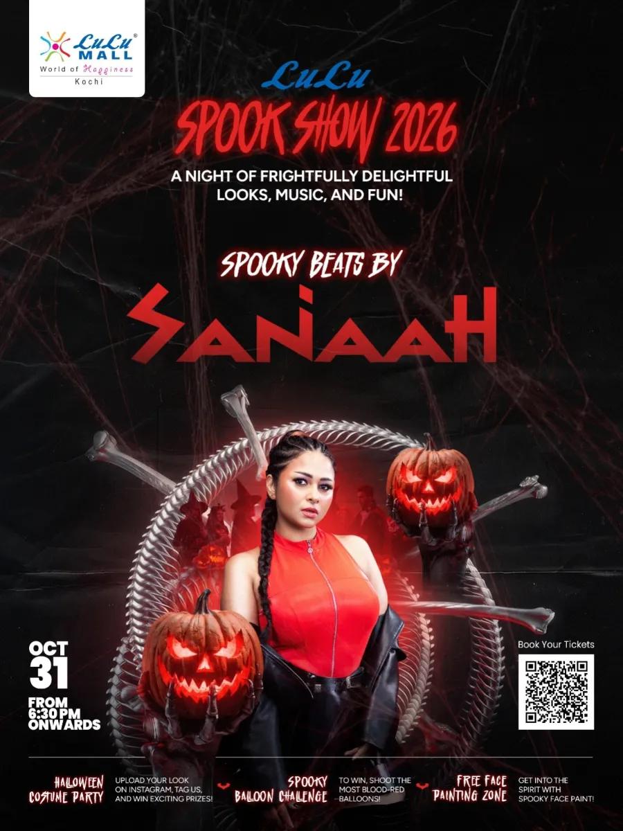 Spook Show 2026 ft. DJ Sanaah - Music in Kochi