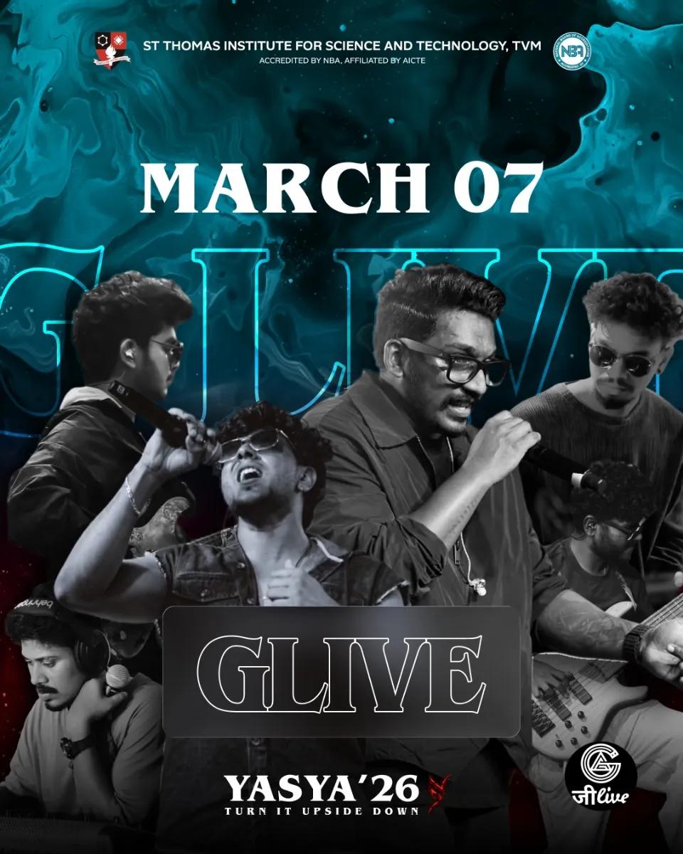 G LIve ft. Eagle Gaming | YASYA 26 - Music in Trivandrum