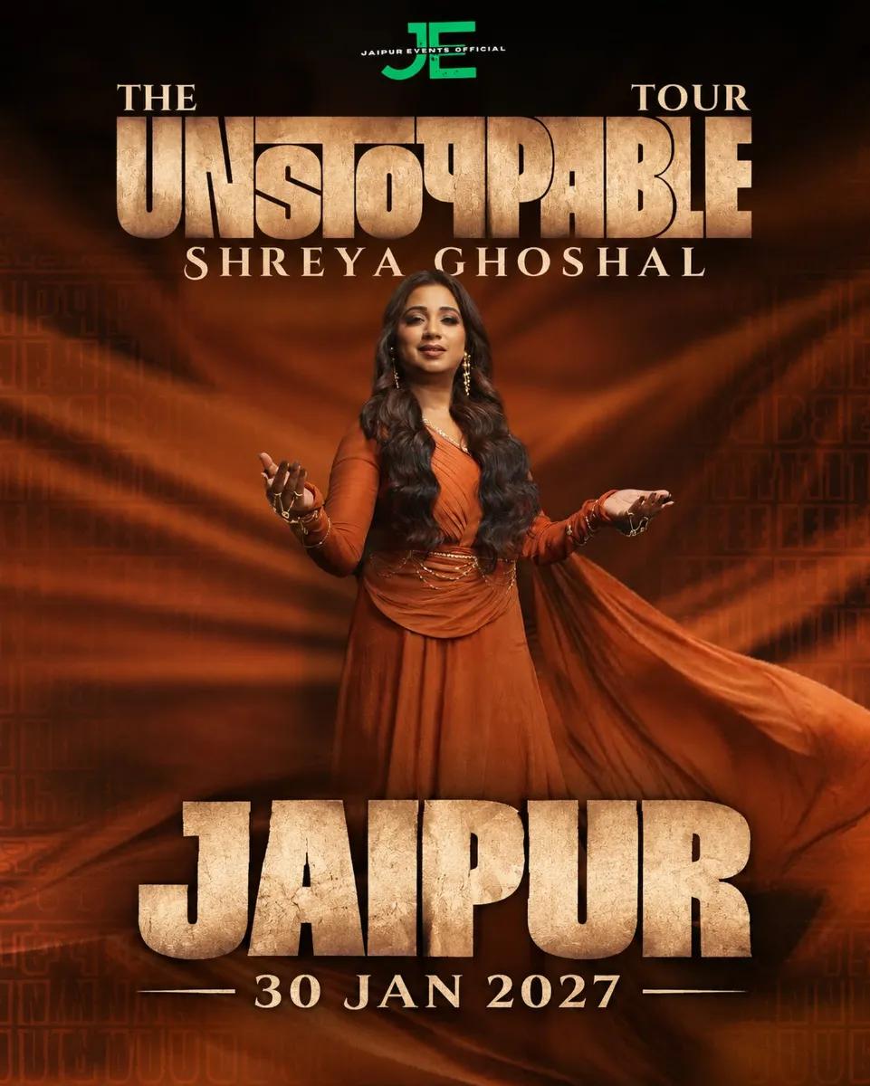 Shreya Ghoshal - The Unstoppable India Tour | Jaipur - Music in Jaipur