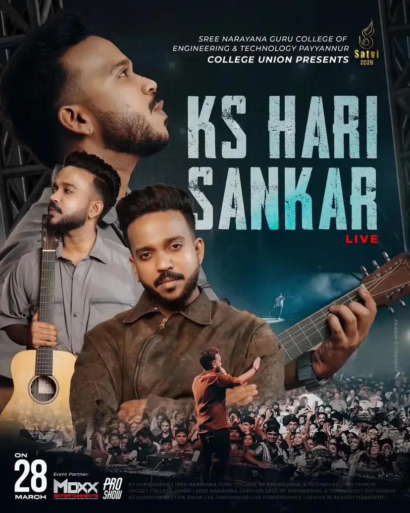 KS Harisankar Live  at SATVI 2026 - Music in Kannur