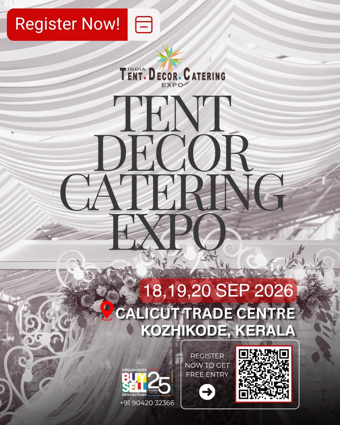 Tent, Decor & Catering Expo 2026 - Expo in Kozhikode