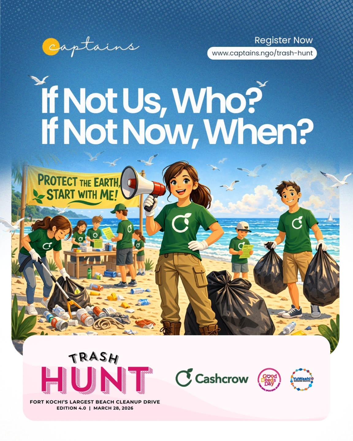 Trash Hunt 4.0 | The Largest Beach CleanUp Drive in Fort Kochi - Community in Kochi