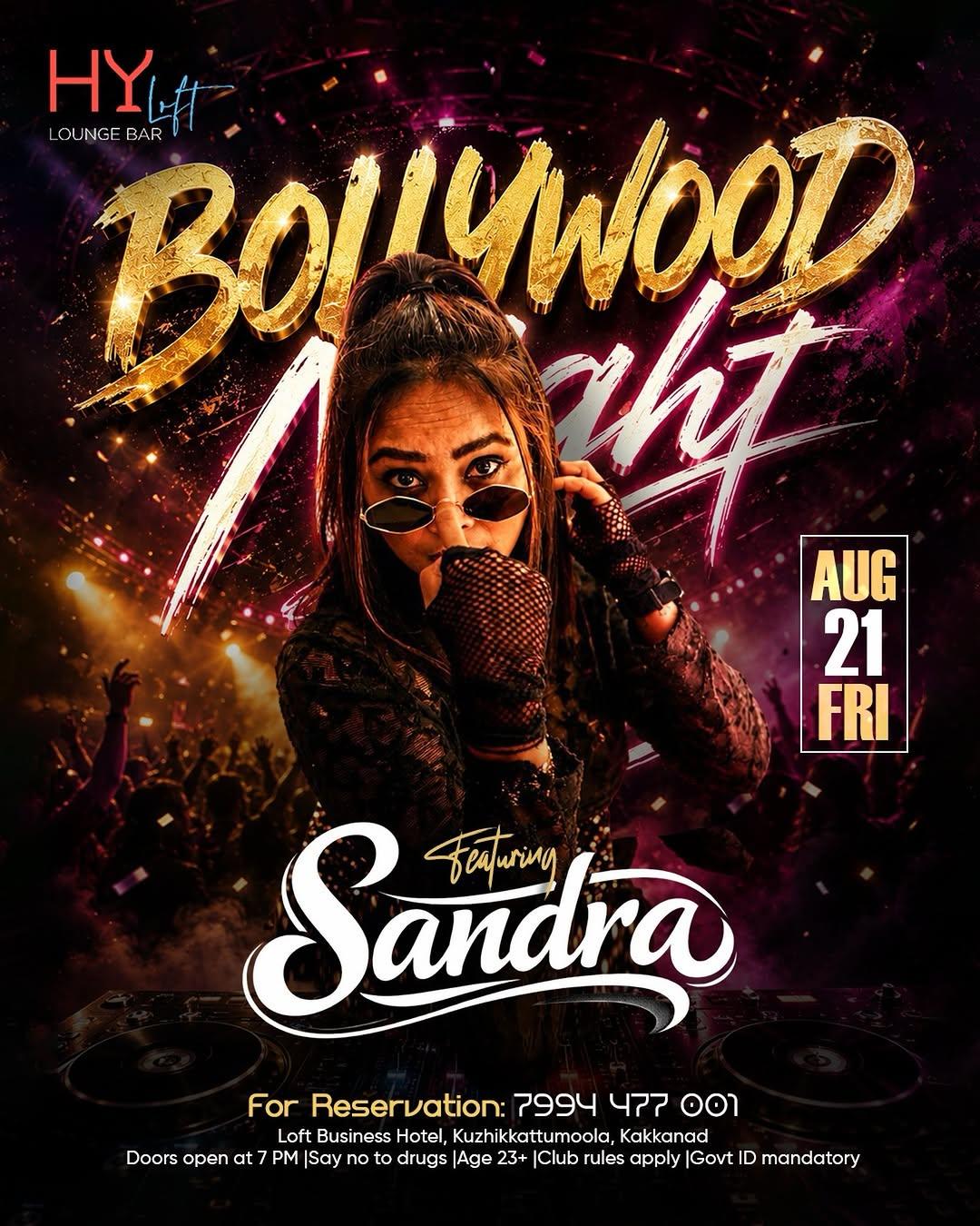 Bollywood Night ft. Sandra - Music in Kochi