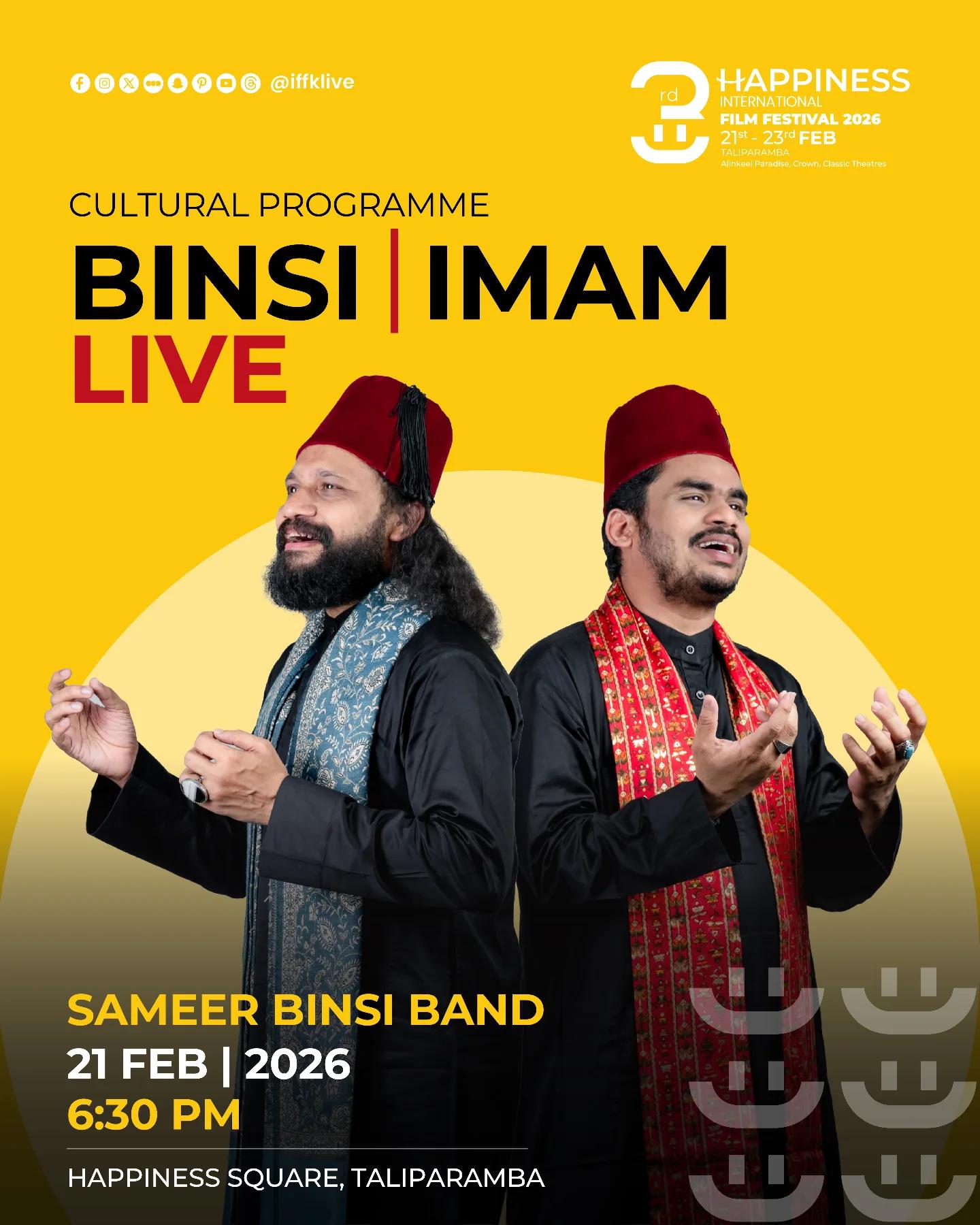 Binsi | Imam Live - Music in Kannur