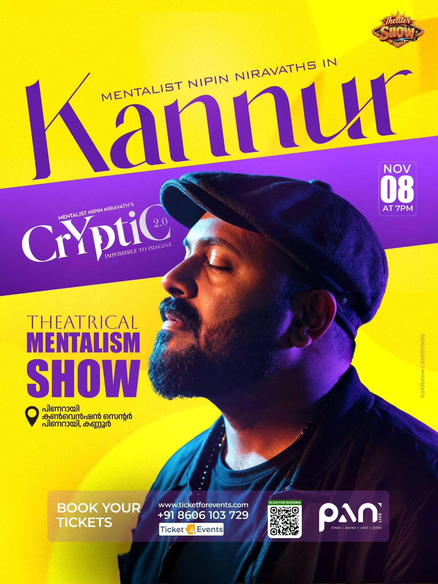 CRYPTIC 2.0 - Mentalist Nipin Niravath Live | Kannur - Community in Kannur