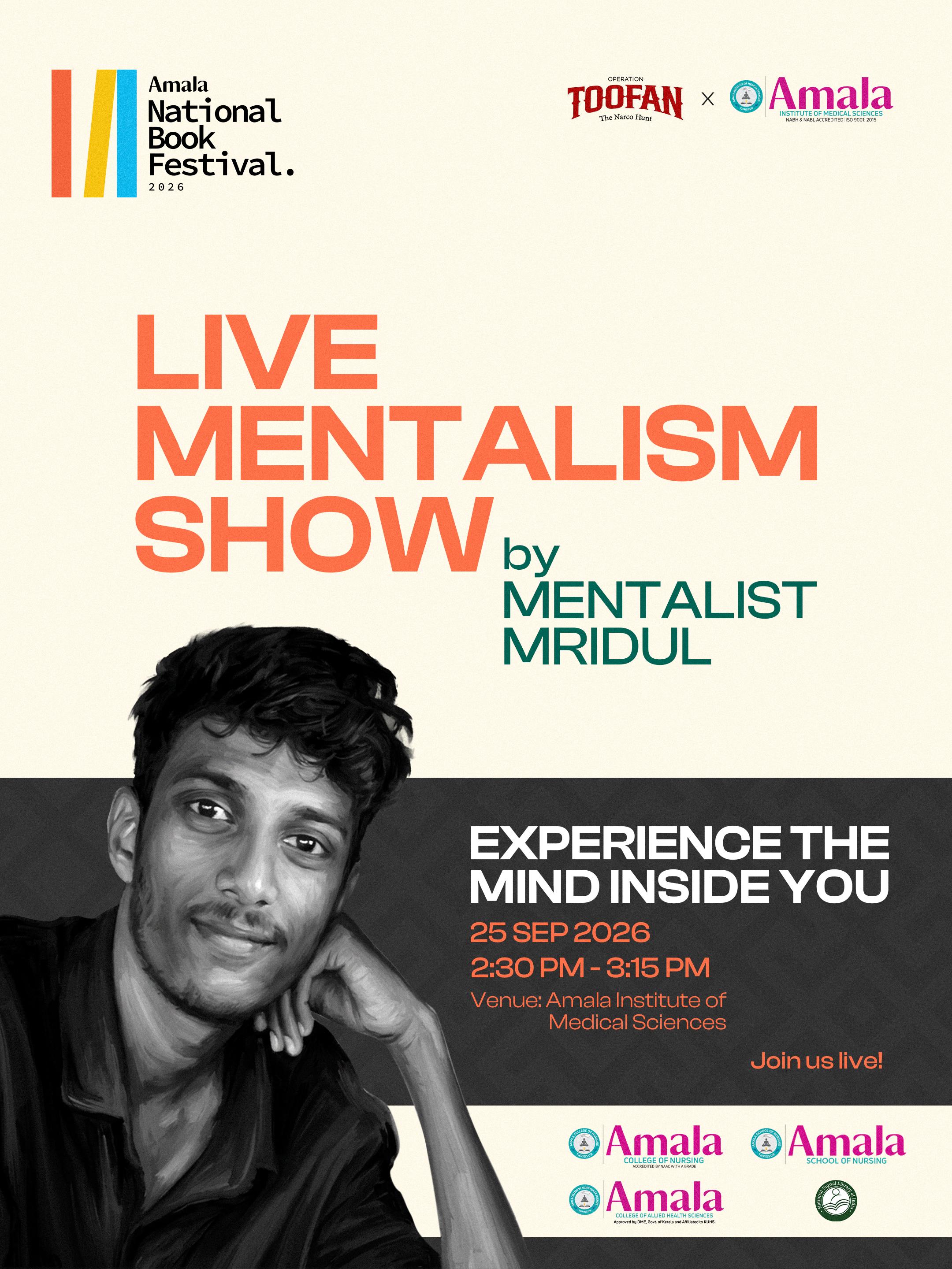Live Mentalism Show by Mentalist Mridul - Community in Thrissur
