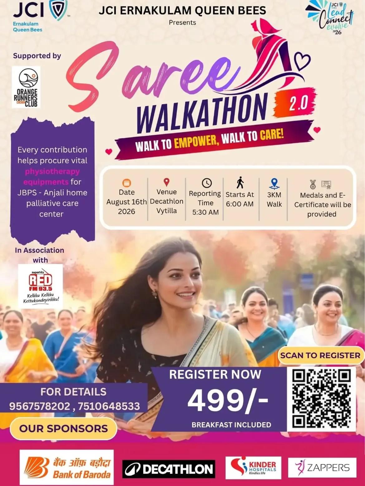Saree Walkathon 2026 (2.0) - Sports in Kochi