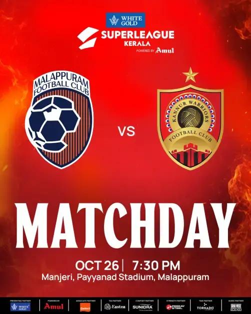 Malappuram FC vs Kannur Warriors FC | Super League Kerala