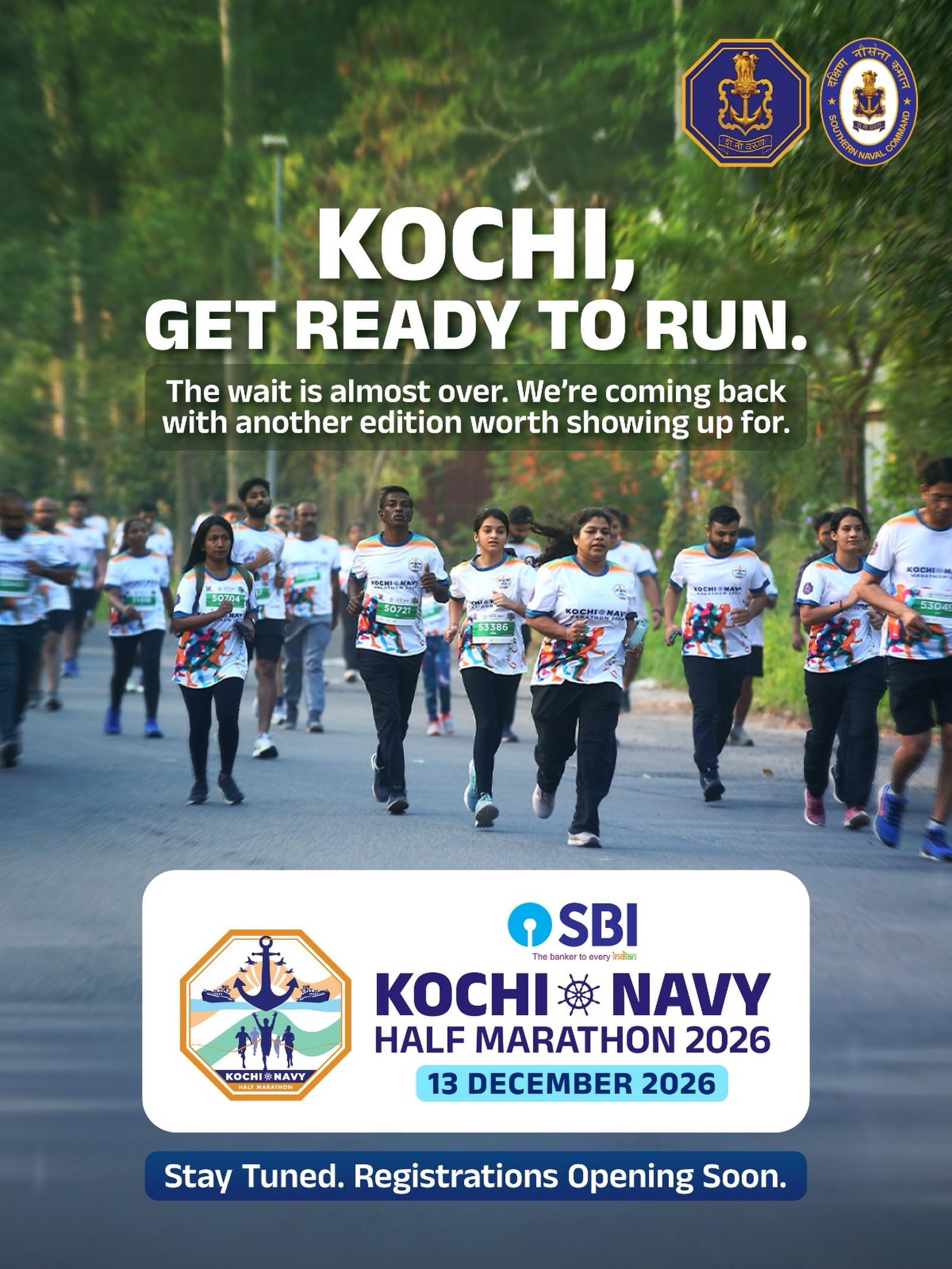 Kochi Navy Half Marathon 2026 - Sports in Kochi