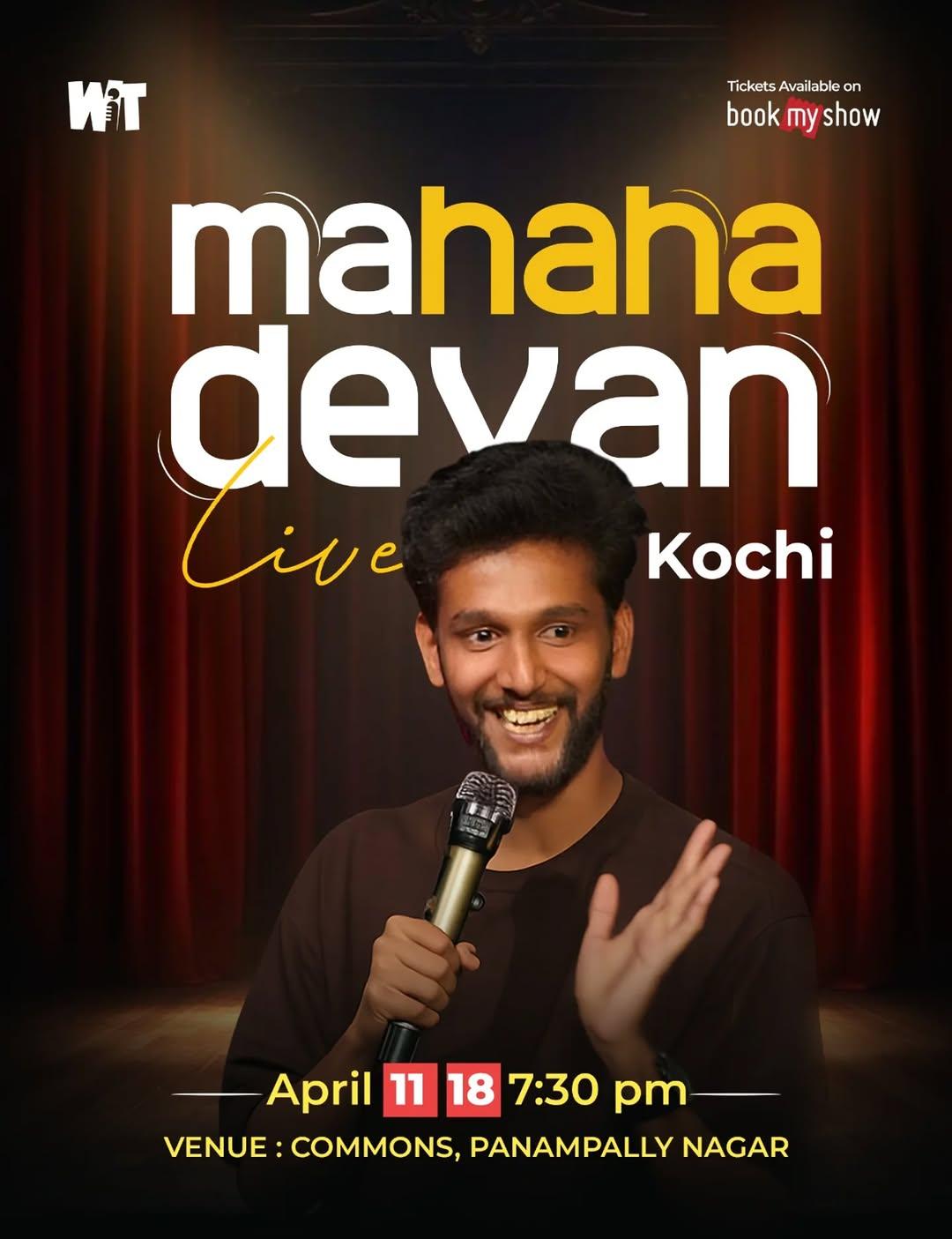MaHaHadevan Live! Malayalam Crowd Work Show - Comedy in Kochi