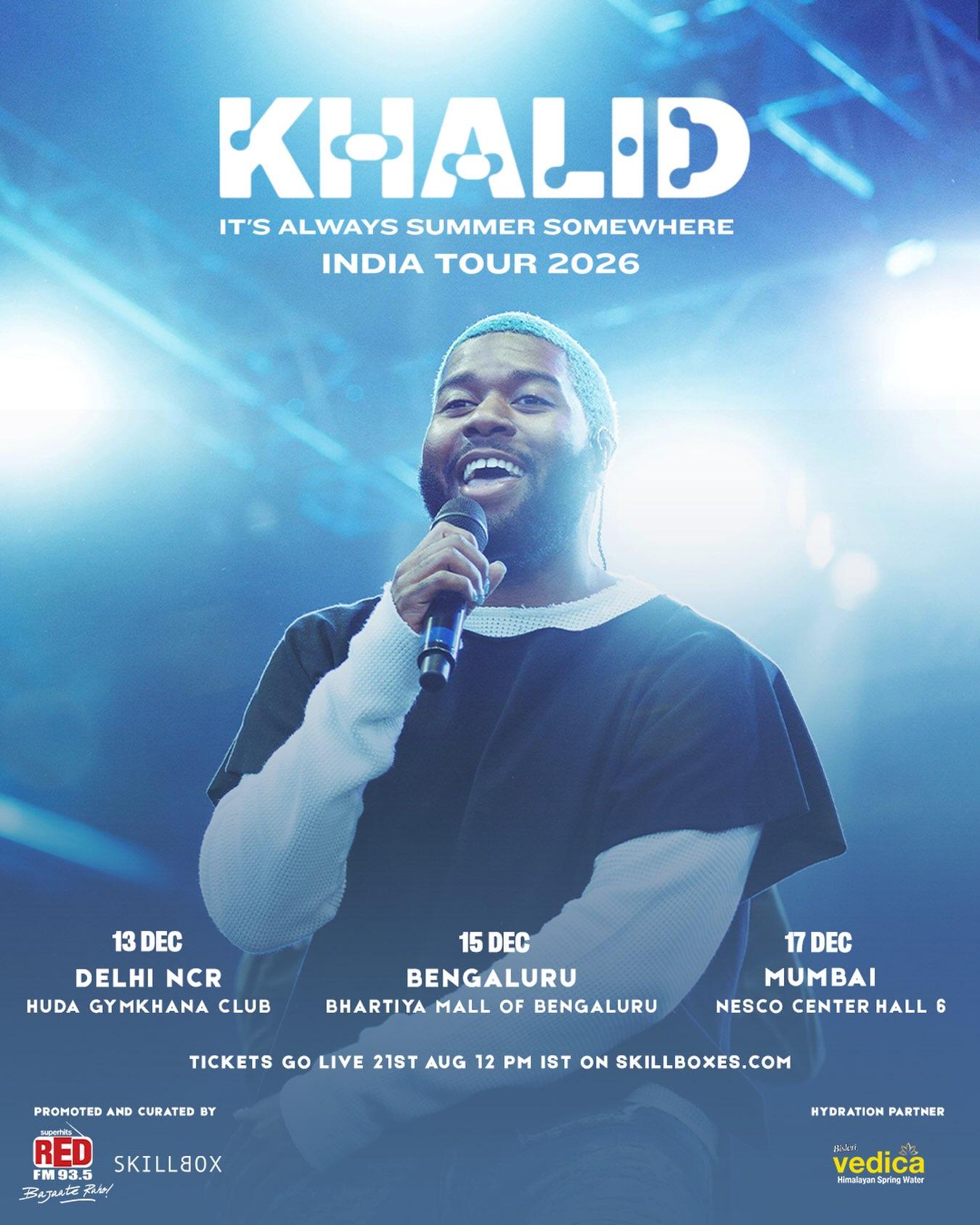 Khalid India Tour 2026 | Mumbai