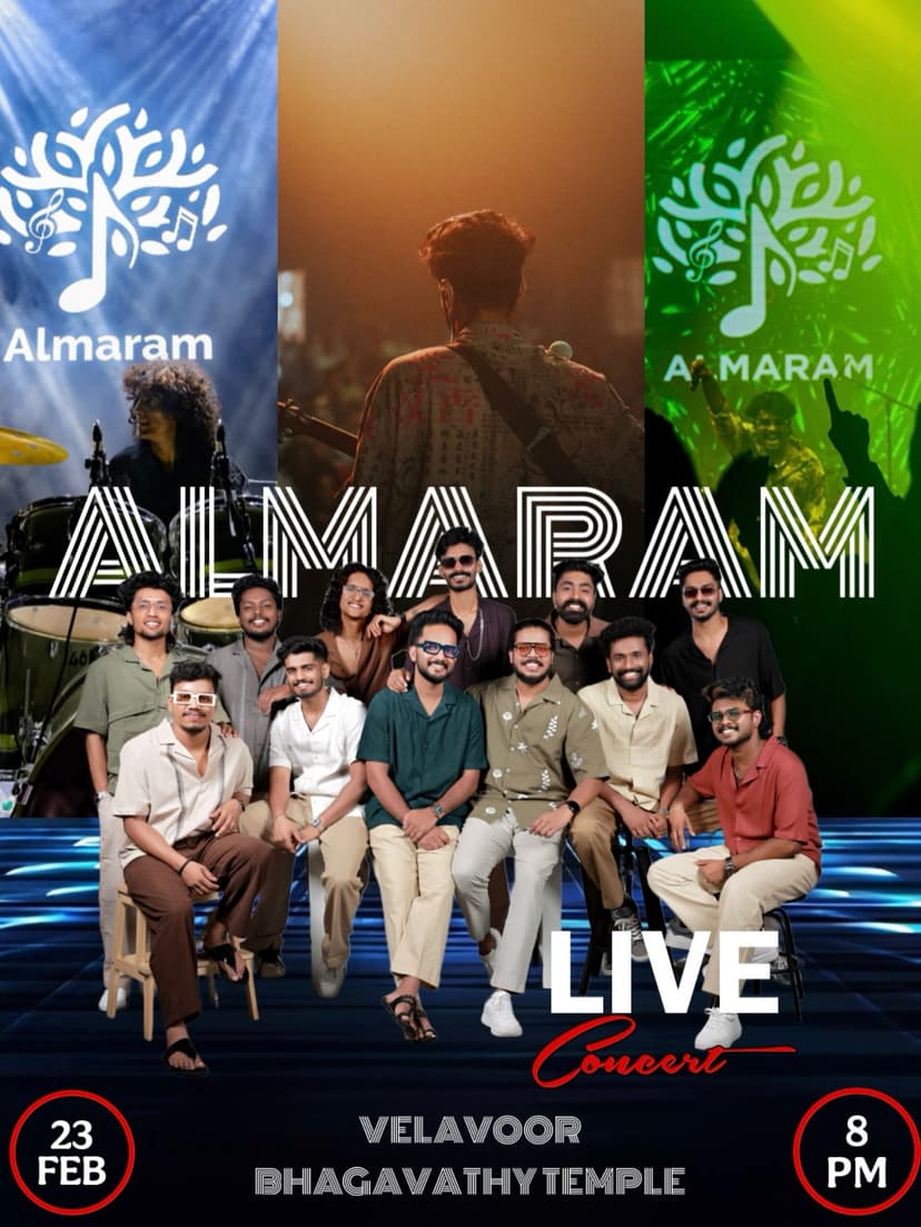 ALMARAM Live Concert - Music in Trivandrum