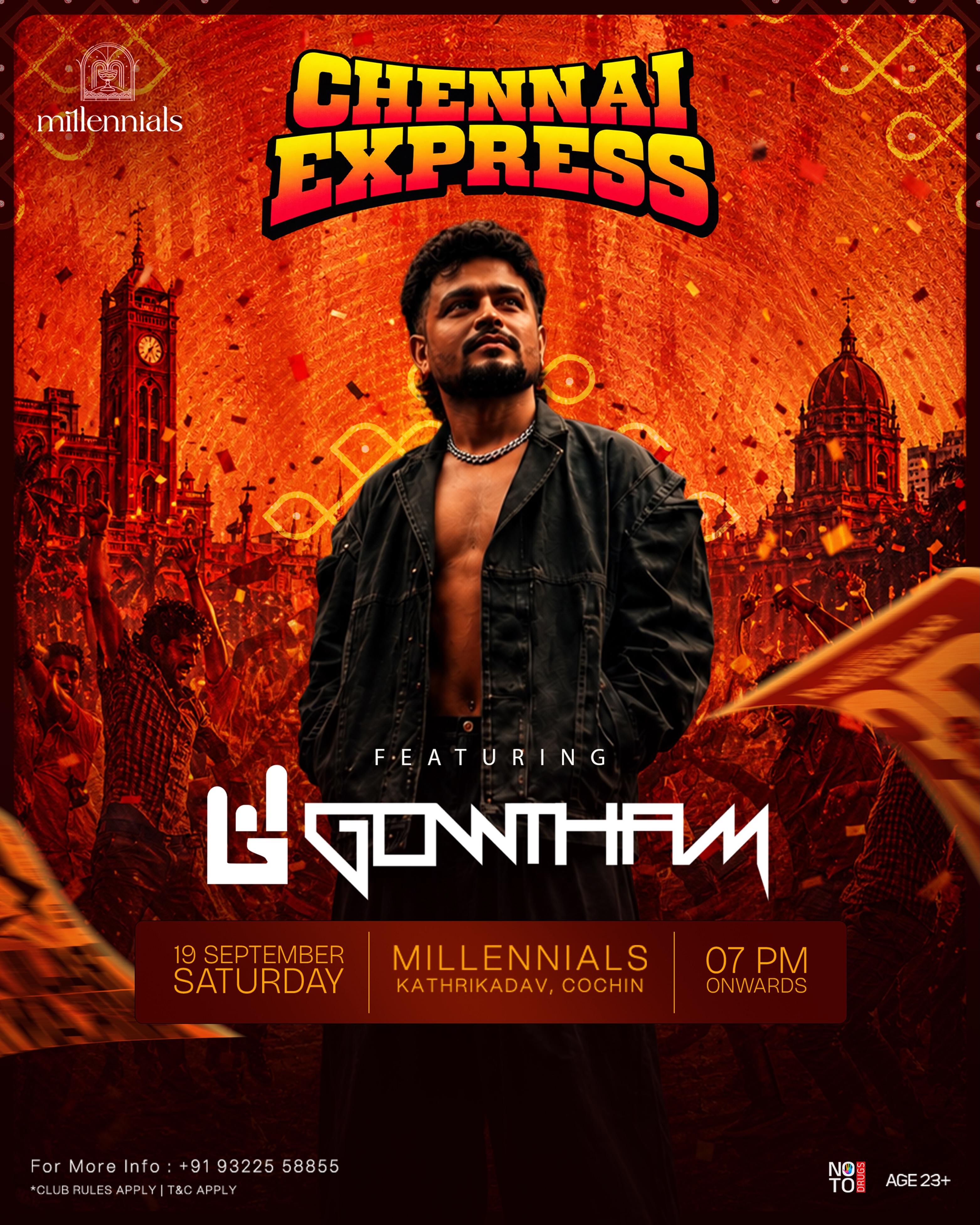 Chennai Express ft. Gowtham - Music in Kochi