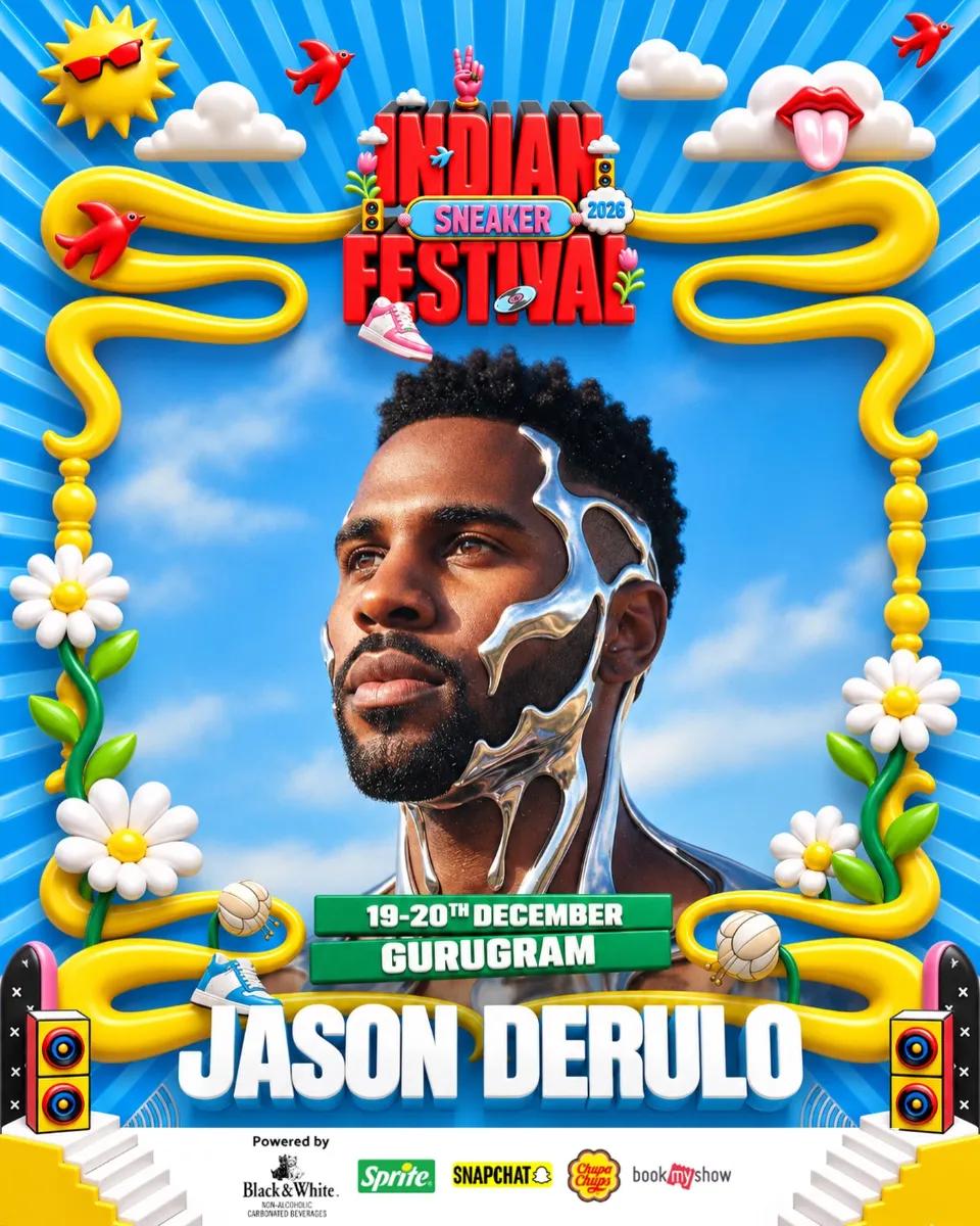 Indian Sneaker Festival 2026 ft. Jason Derulo - Music in Delhi