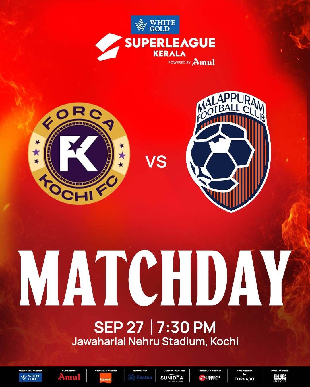 Forca Kochi FC vs Malappuram FC | SUPERLEAGUE KERALA 2026 - Sports in Kochi