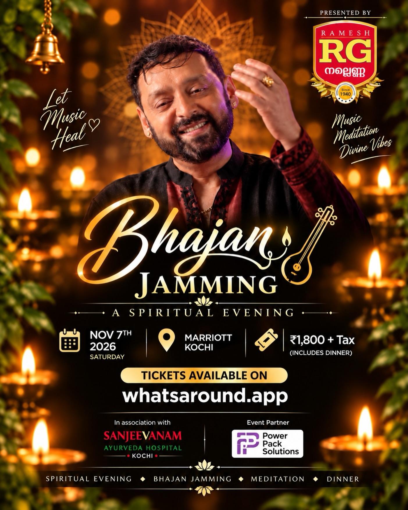 Bhajan Jamming & Spiritual Evening with Anoop Sankar