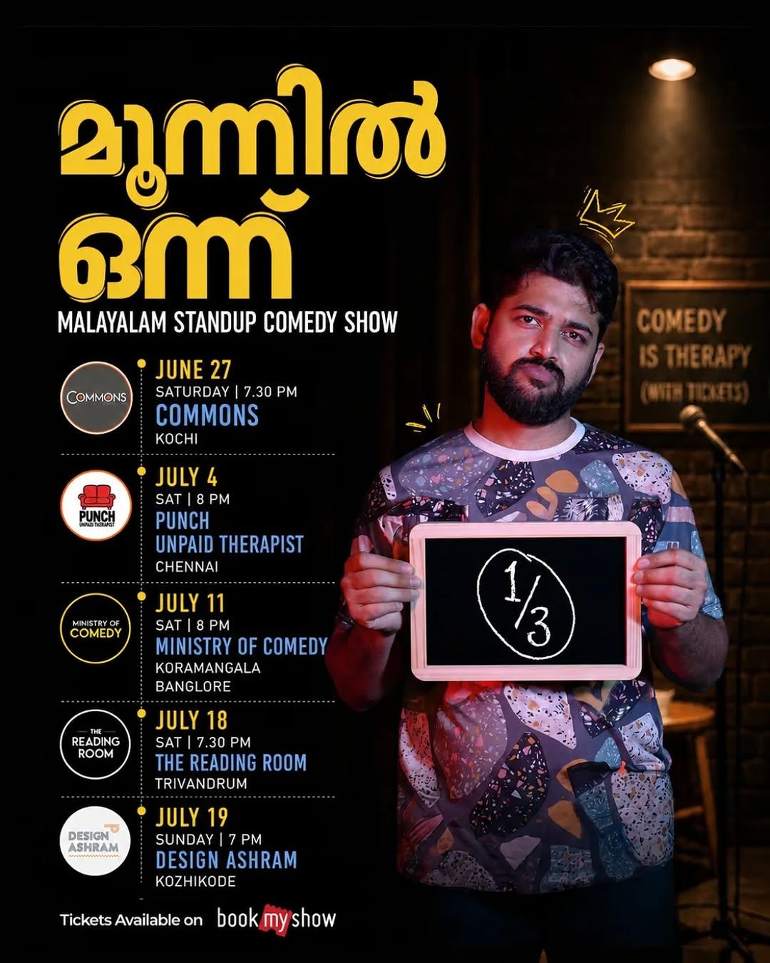 Moonnil Onnu - Malayalam Standup Comedy Special from Aneez M Latheef - Comedy in Kochi