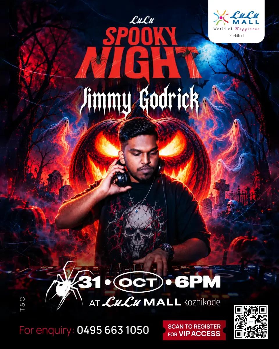 Jimmy Godrick at LuLu Spooky Night - Music in Kozhikode